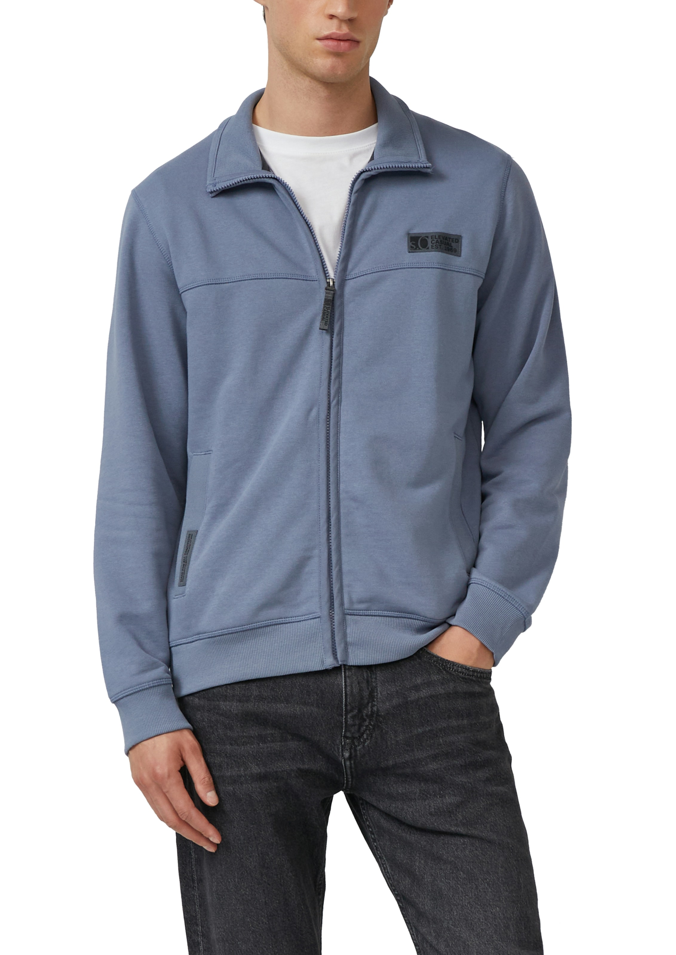 s.Oliver Sweatjacke, mit Stehkragen günstig online kaufen