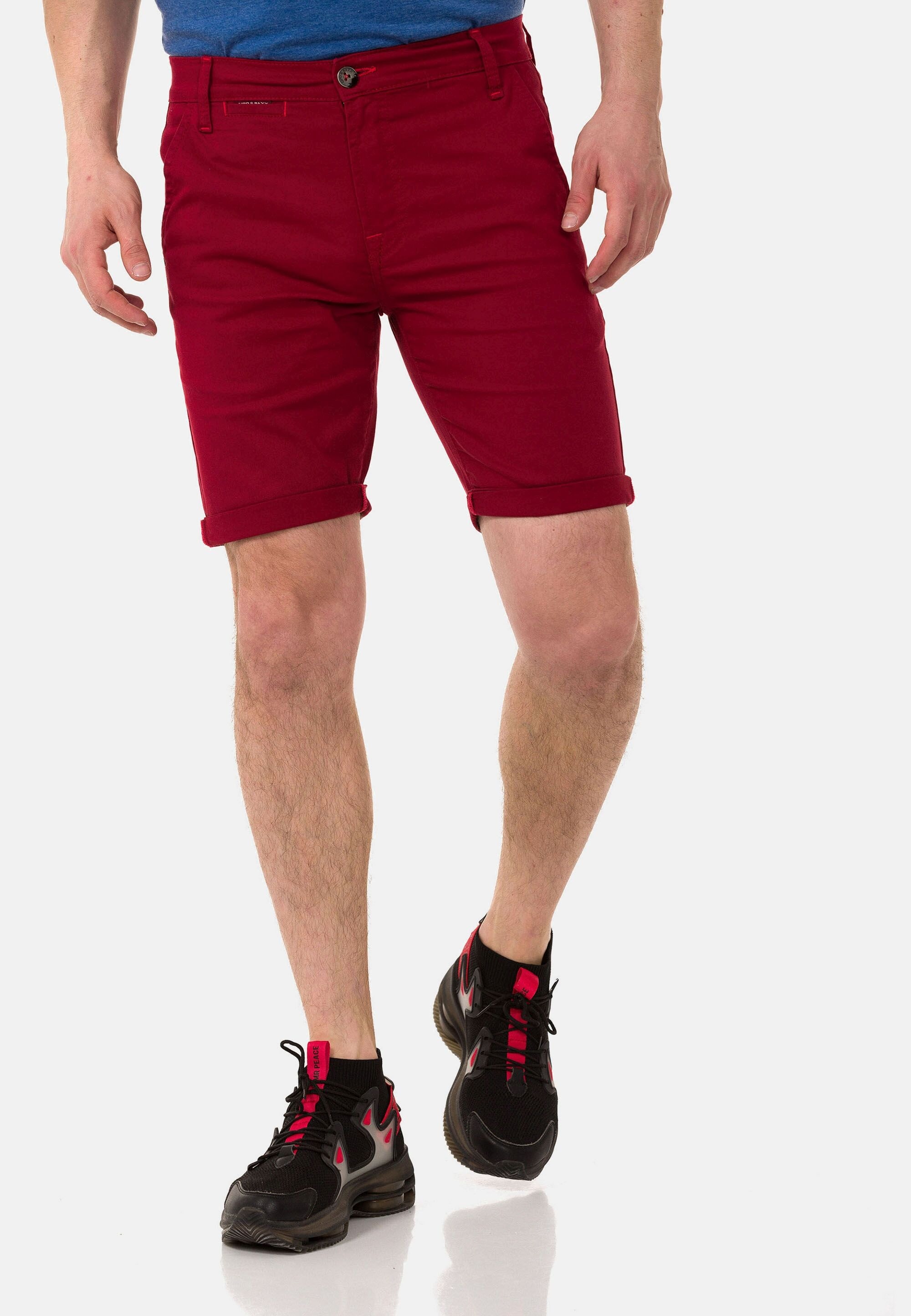 Cipo & Baxx Stoffhose "Shorts" im unifarbenen Look günstig online kaufen