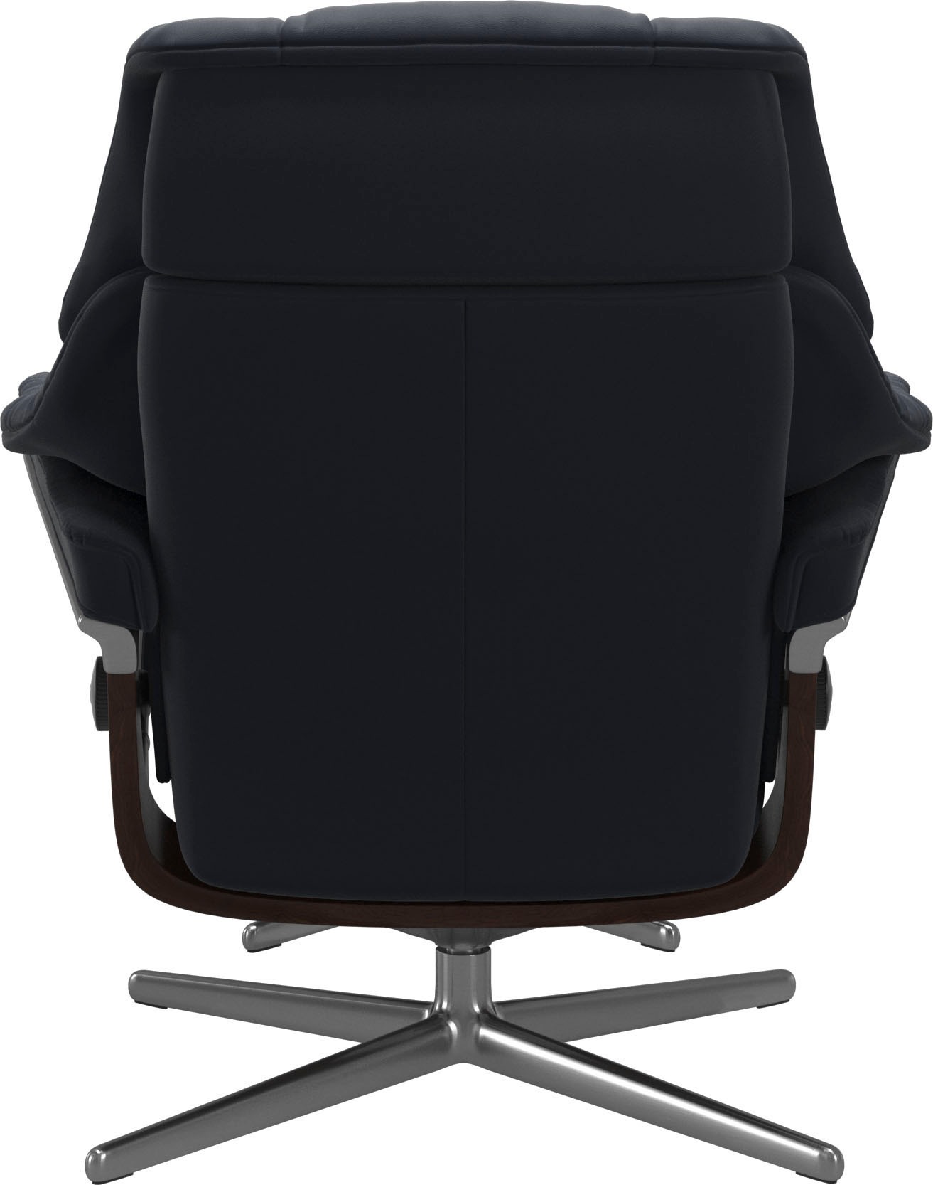 Thumbnail - Stressless Relaxsessel "Reno", (Set, Relaxsessel mit Hocker), mit Hocker, mit Cross Base, Größe S, M & L, Holzakzent Bra...