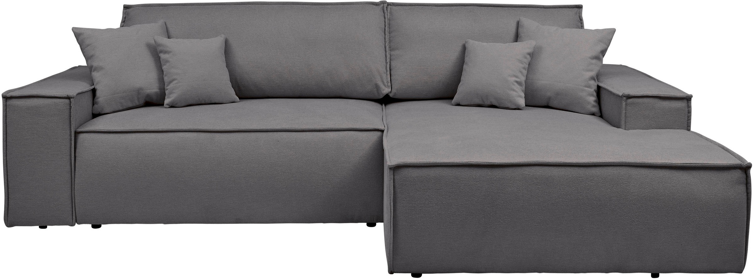 OTTO home Ecksofa "FINNLEY, L-Form 257 cm, Schlafsofa" mit Bettkasten, in B günstig online kaufen