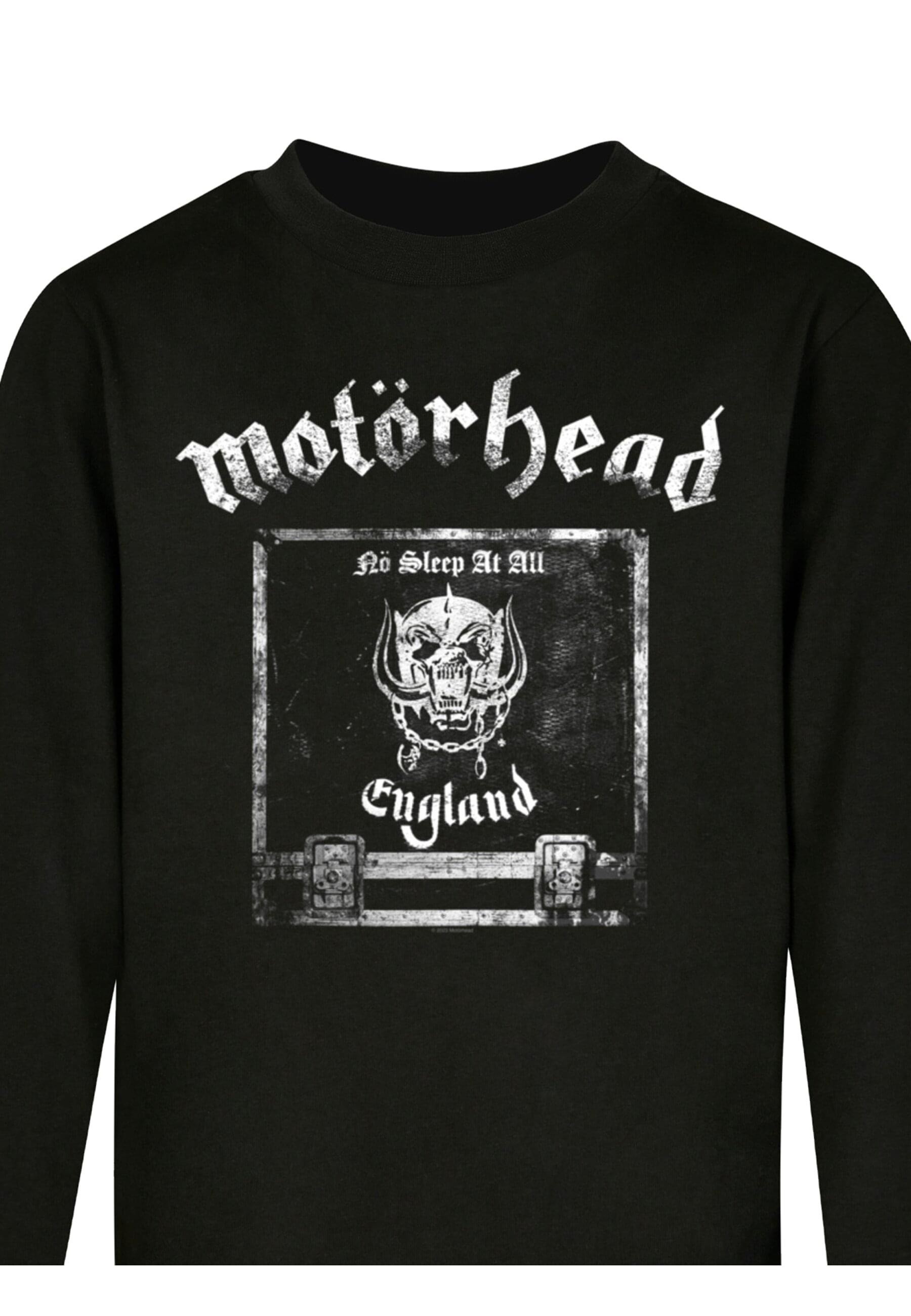 Merchcode Longsleeve »Merchcode Herren Kids Motorhead - No Sleep At All Longsleeve«, (1 tlg.)