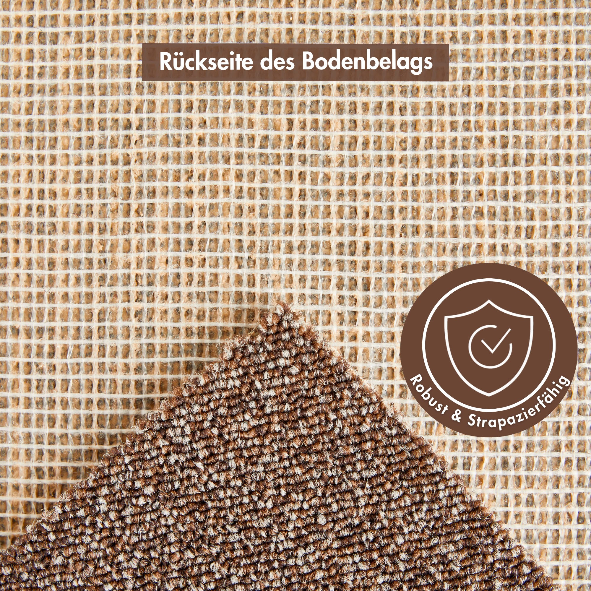 Andiamo Teppichboden »Matz, Schlinge, Made in Belgium«, rechteckig, 6 mm Höhe, meliert, Breite 400 cm oder 500 cm, strapazierfähig & pflegeleicht