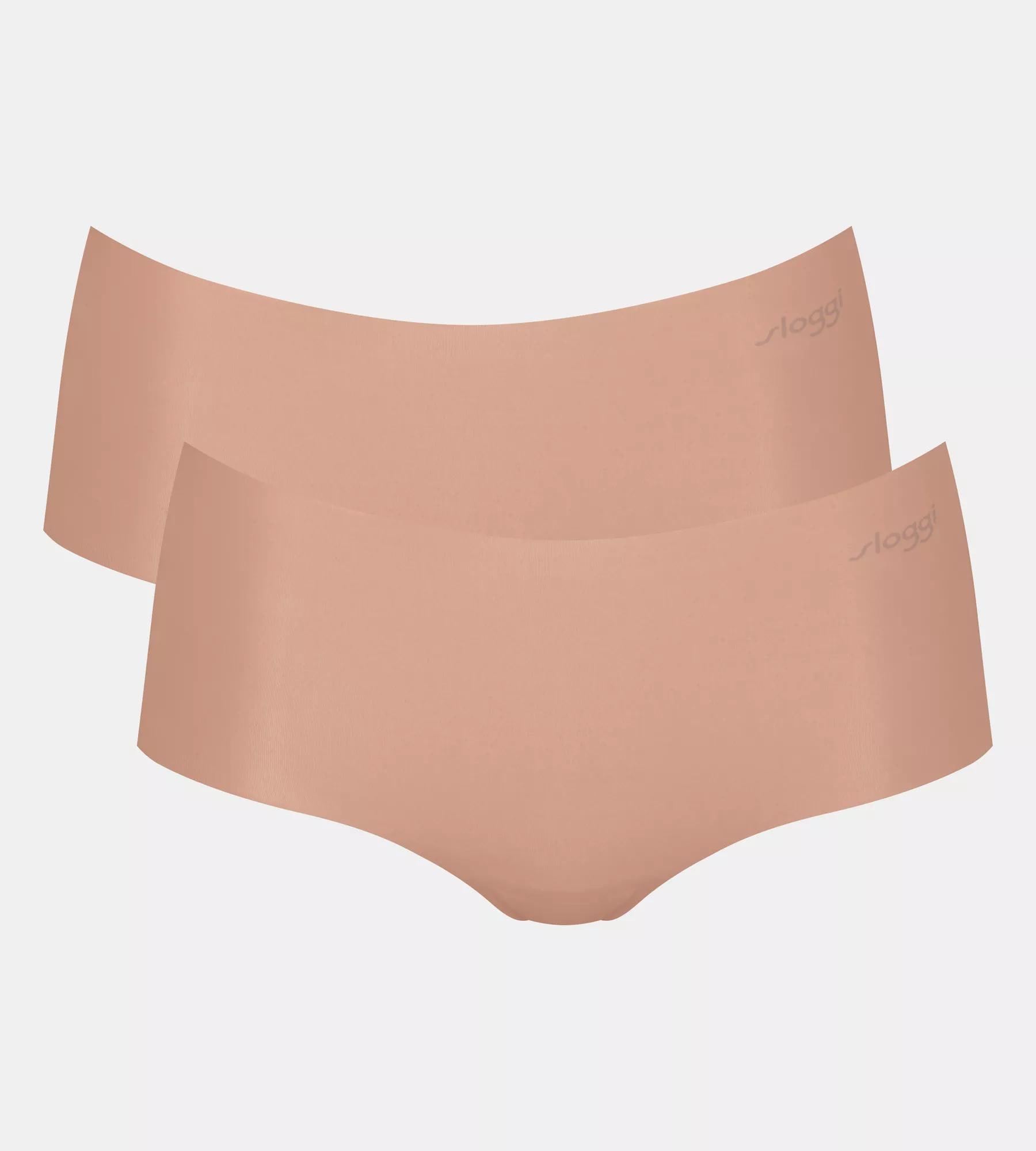 sloggi Panty "ZERO Microfibre 2.0" nahtlos, gewellte Abschlüsse hinten, Microfaser