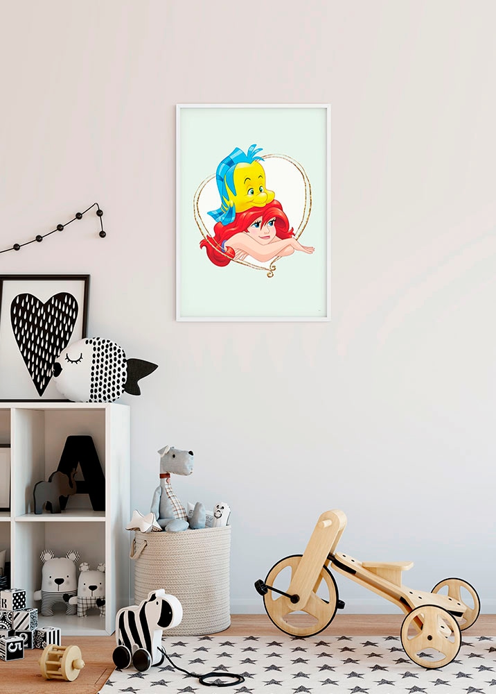 Komar Poster »Ariel & Fabius«, Disney, (1 St.), Kinderzimmer, Schlafzimmer, Wohnzimmer