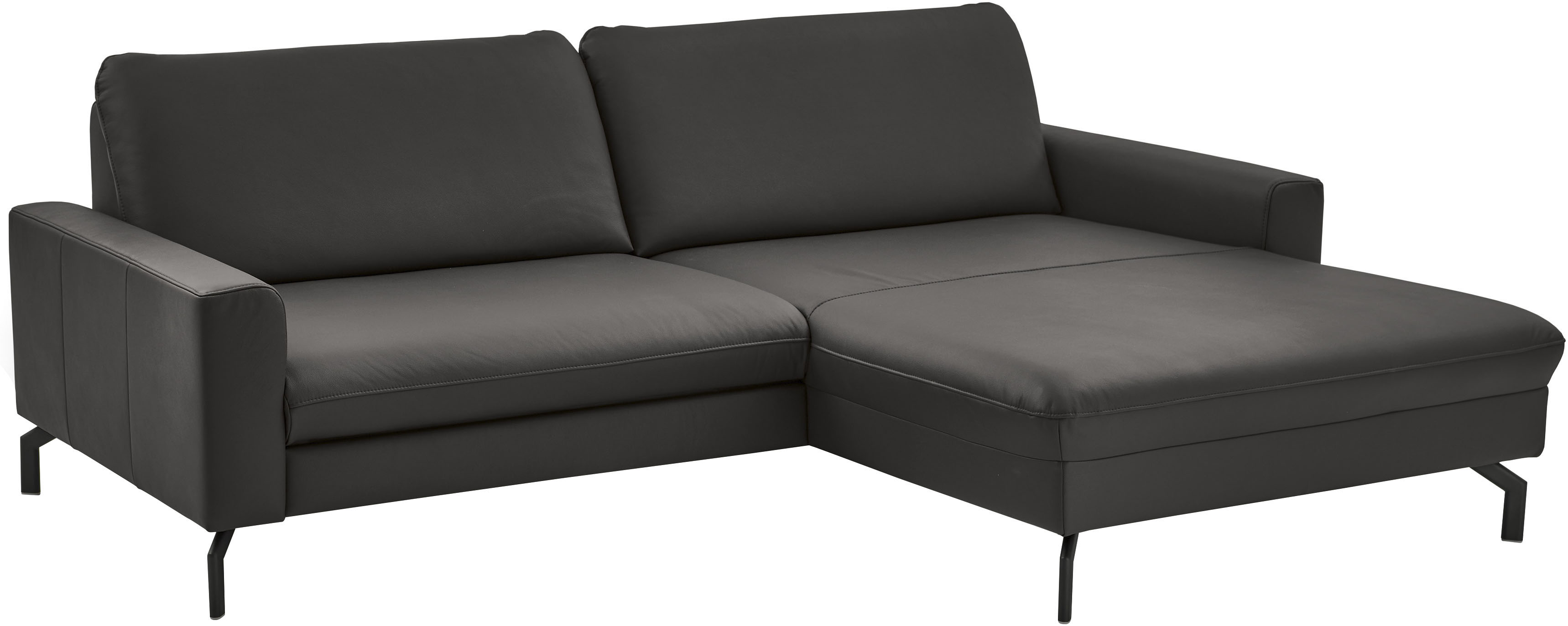 Die PlanBar Ecksofa "PN-EM20028 L-Form ohne Kopfstützen" wahlweise mit motorischem Canape
