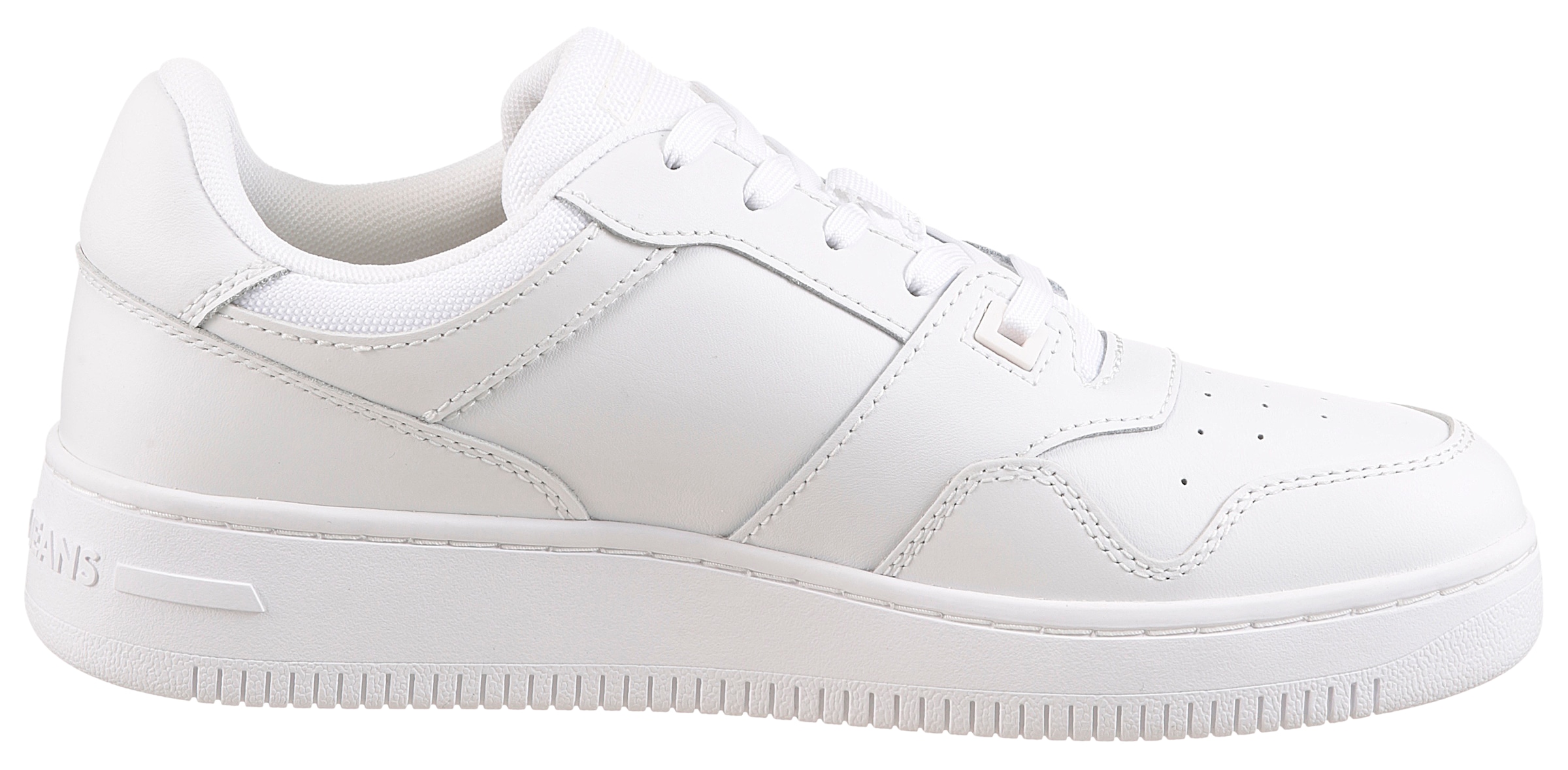 Tommy Jeans Sneaker »TJM RETRO BASKET ESS«, Freizeitschuh, Halbschuh, Schnürschuh mit Schaftrandpolsterung