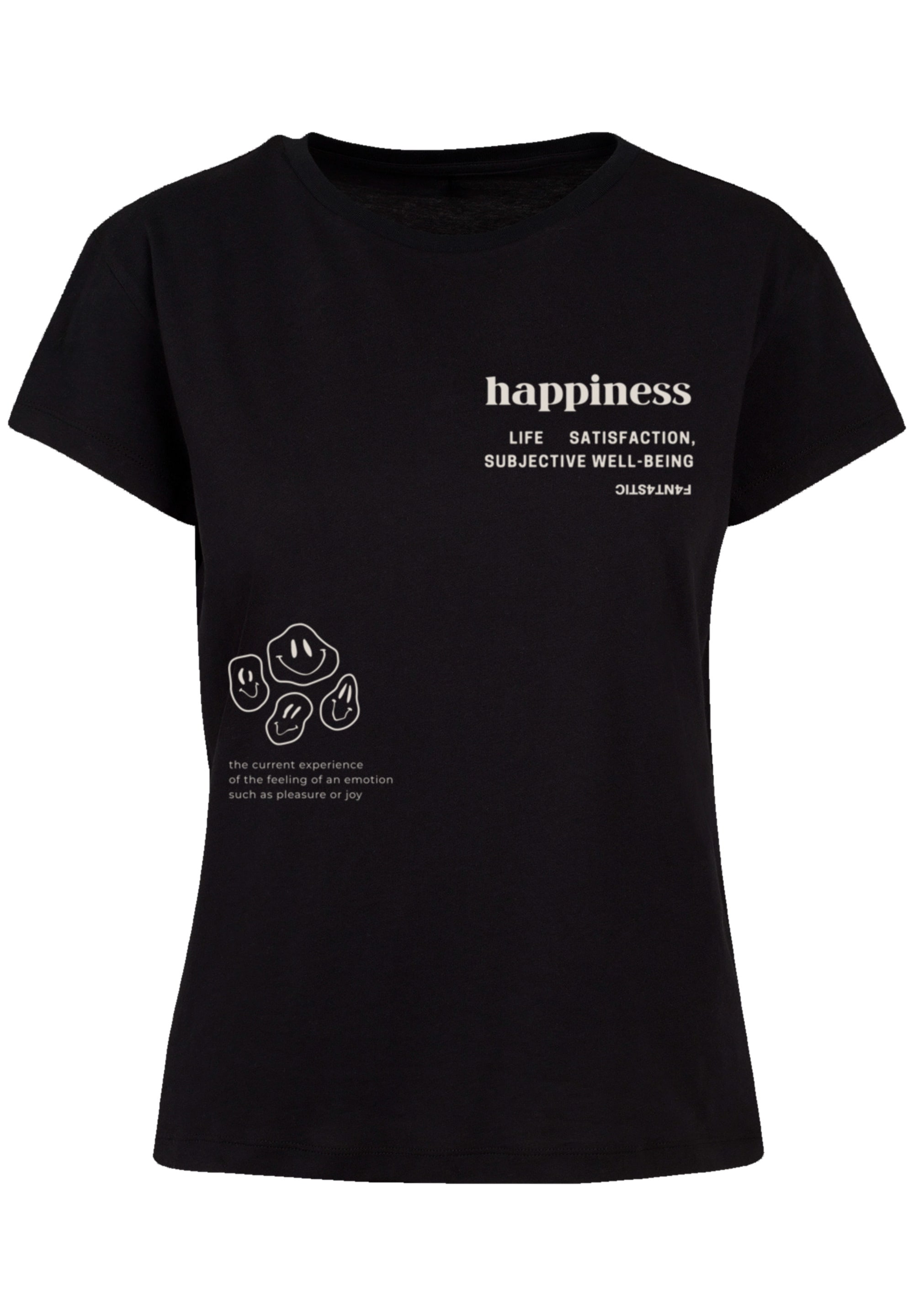 F4NT4STIC T-Shirt "happiness", Print günstig online kaufen