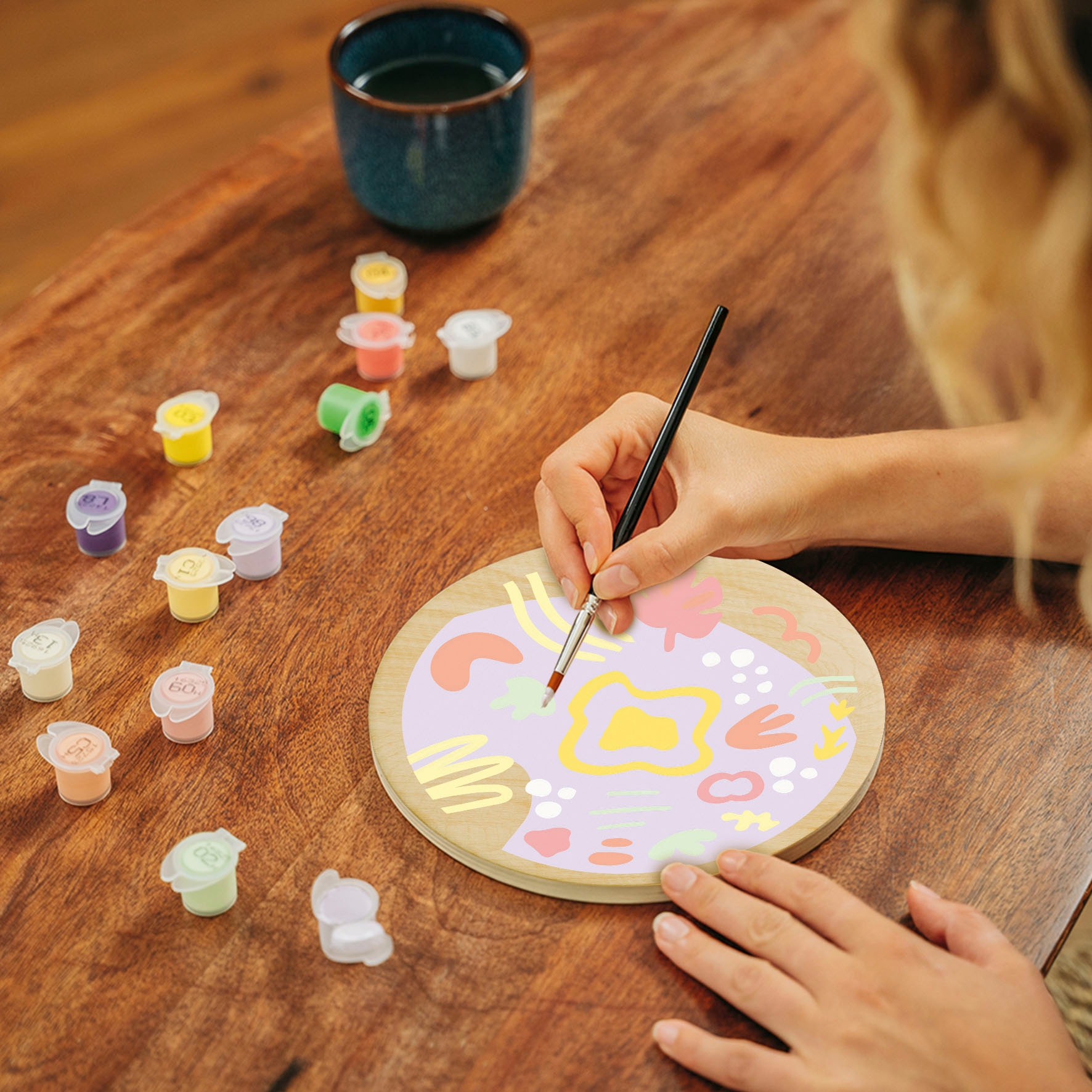 Ravensburger Malen nach Zahlen »CreArt, Wooden, Floral flows« Made in Europe