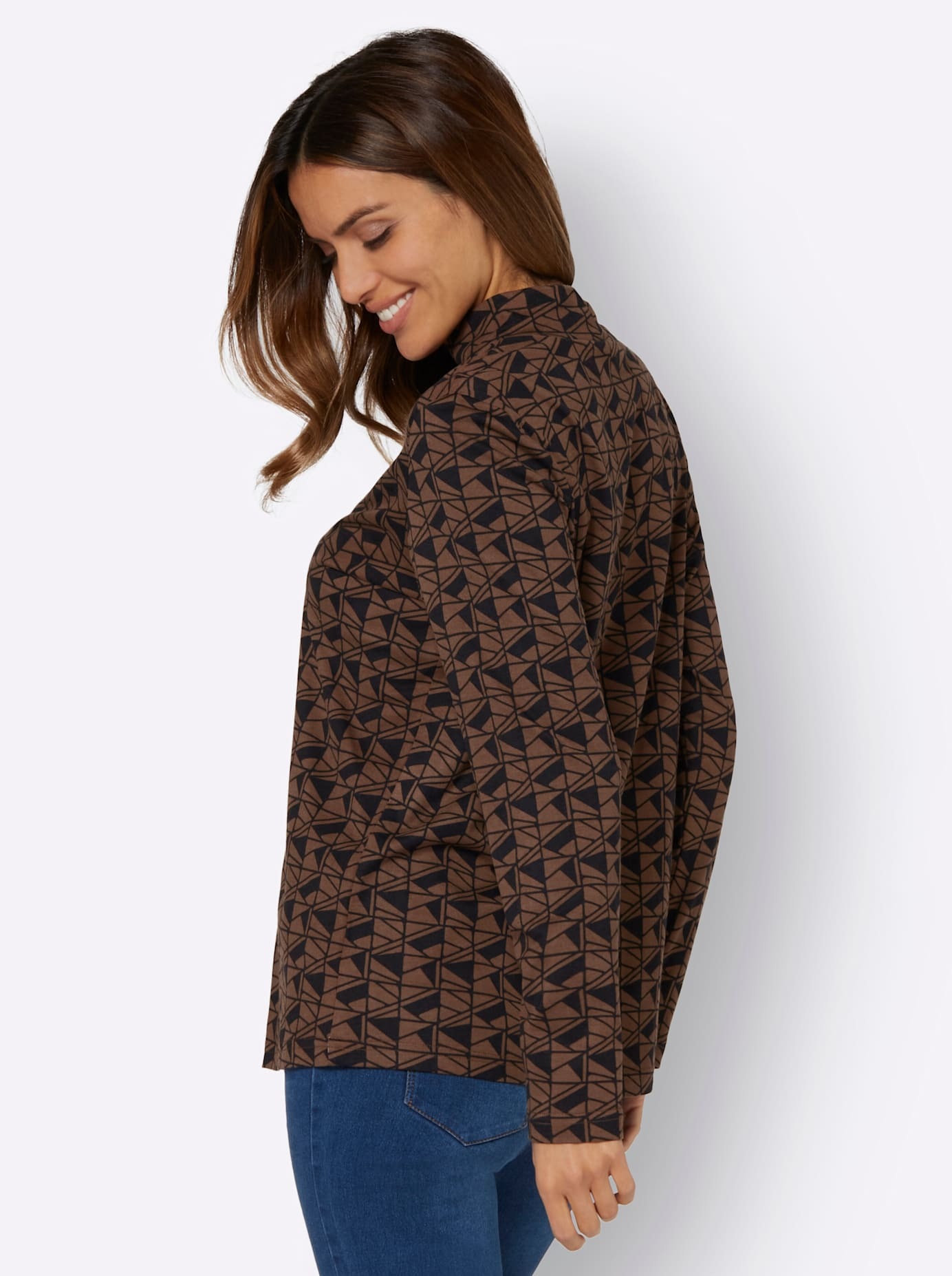 Inspirationen Stehkragenshirt »Shirt«, (1 tlg.)