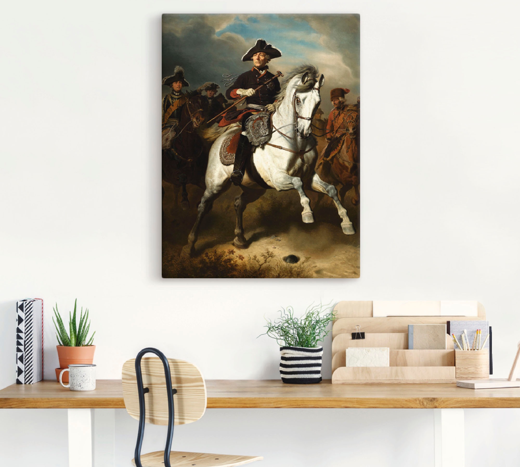 Artland Wandbild "Friedrich der Große zu Pferde. 1861" Menschen 1 Stk. tlg. günstig online kaufen