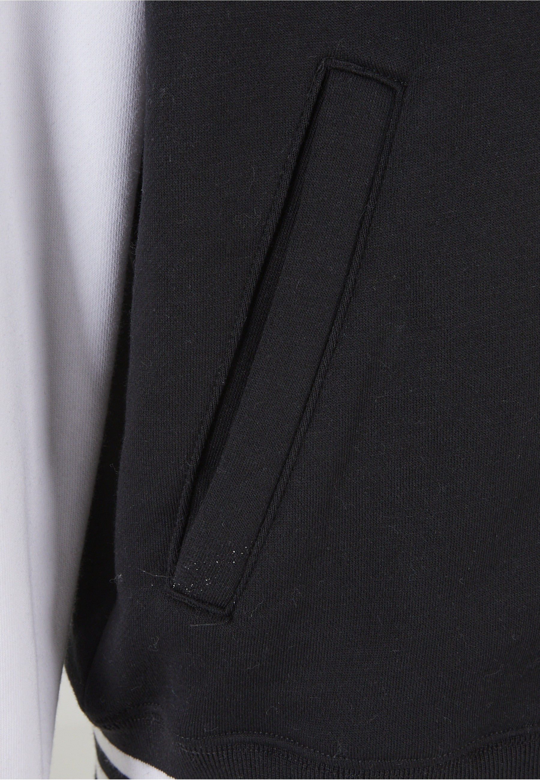 URBAN CLASSICS Outdoorjacke »Urban Classics Herren 2-tone College Sweatjacket« 1 Stk. tlg. ohne Kapuze