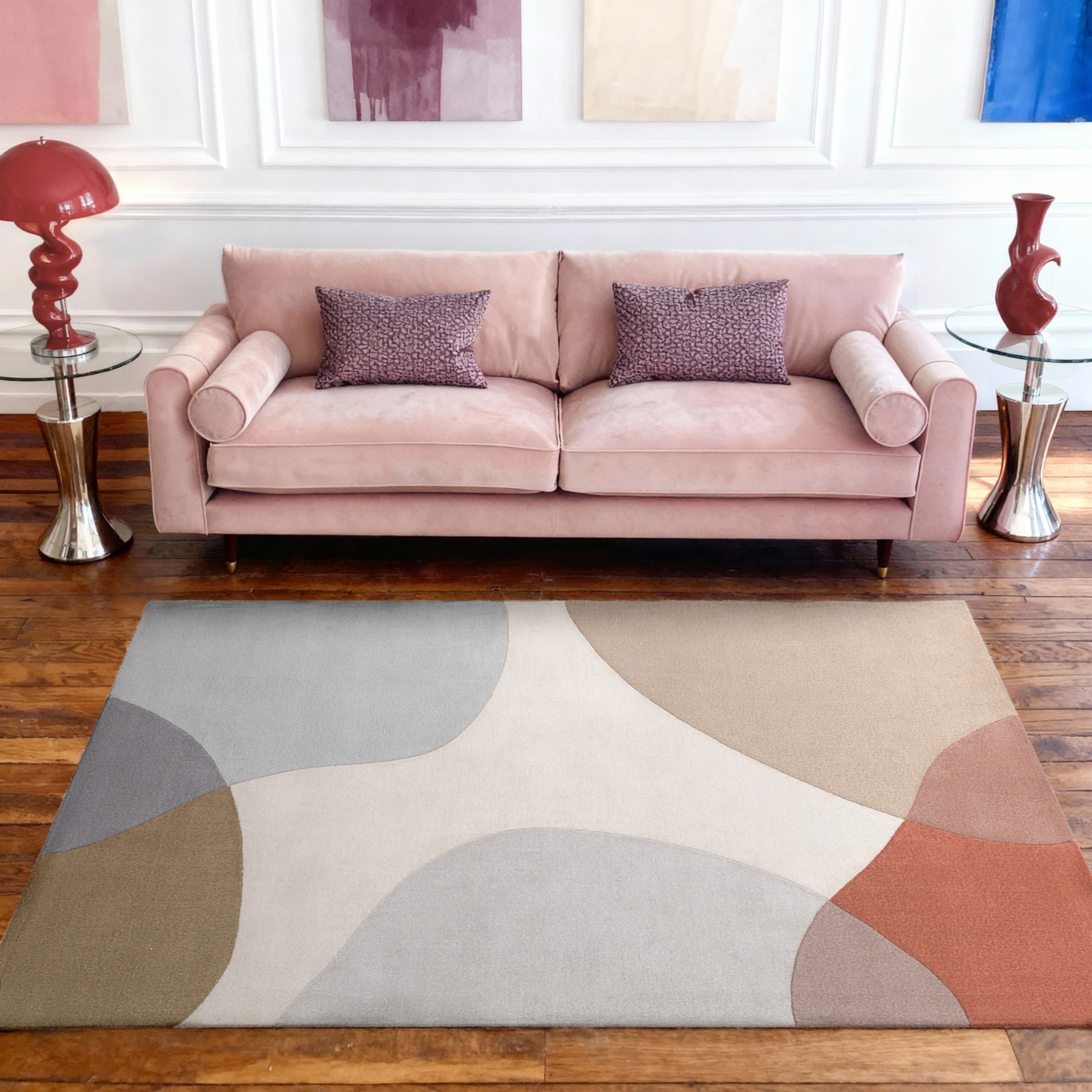 Ted Baker Wollteppich "Clarissa, auch in rund" 11 mm Höhe Wolle, Abstrakt, Natur, Wohnzimmer, Schlafzimmer, Modern, Geometrisch