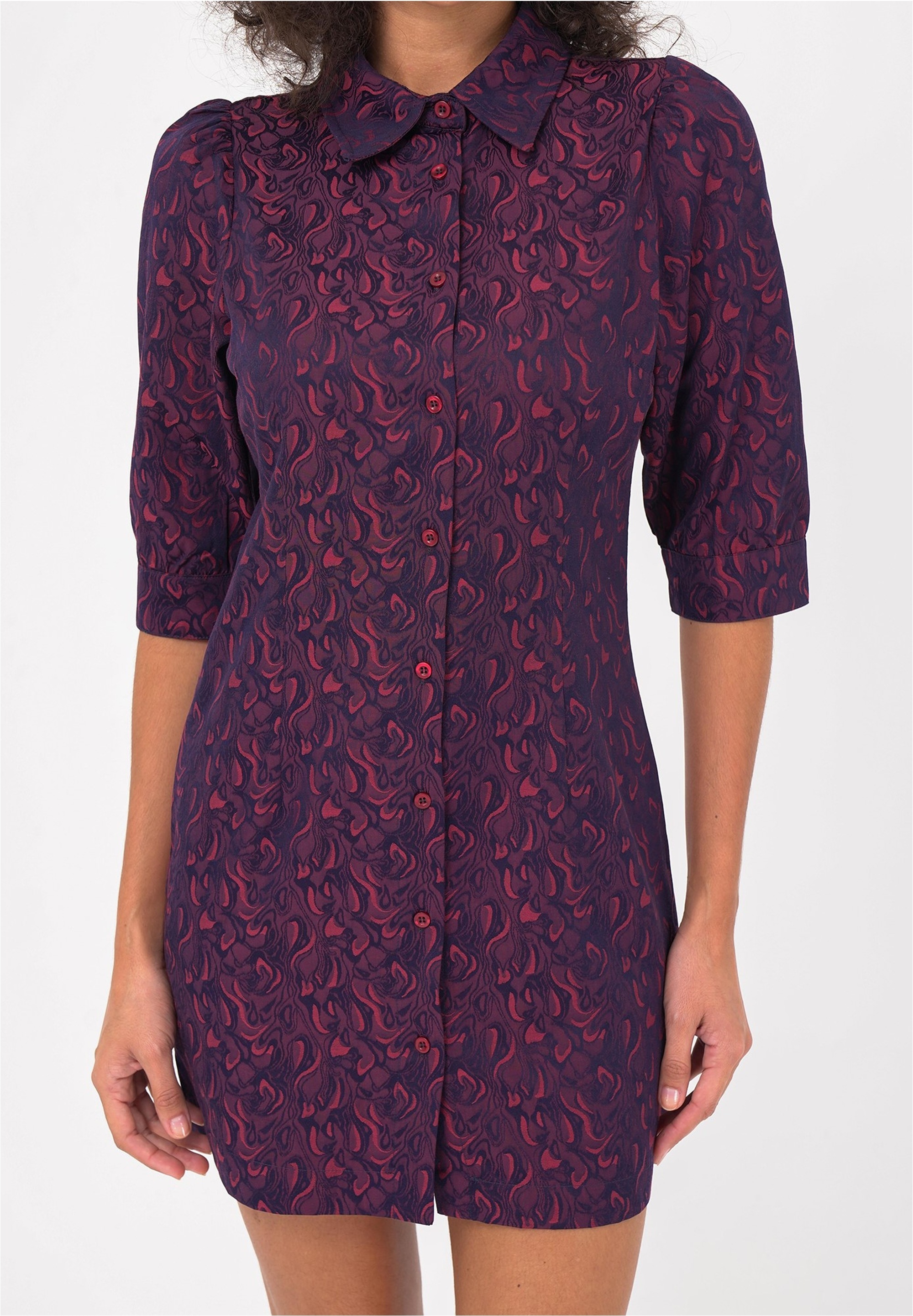 freshlions Jerseykleid "Neria" 1 Stk. tlg. im klassischen Design günstig online kaufen