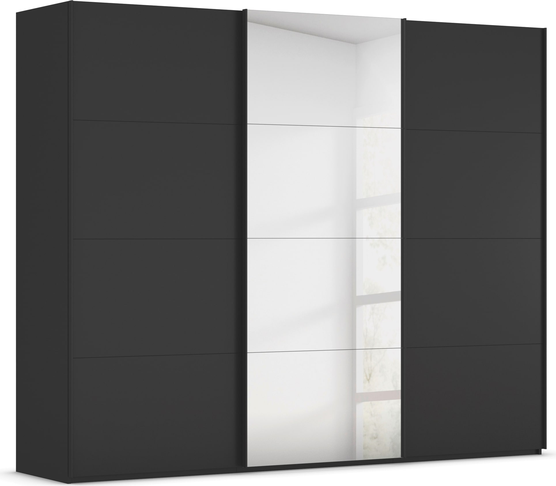 rauch "Kleiderschrank Schrank Garderobe Schlafzimmerschrank SCALE-FYRA" edle viergeteilte Türen mit Spiegel und vielen Farben MADE IN GERMANY