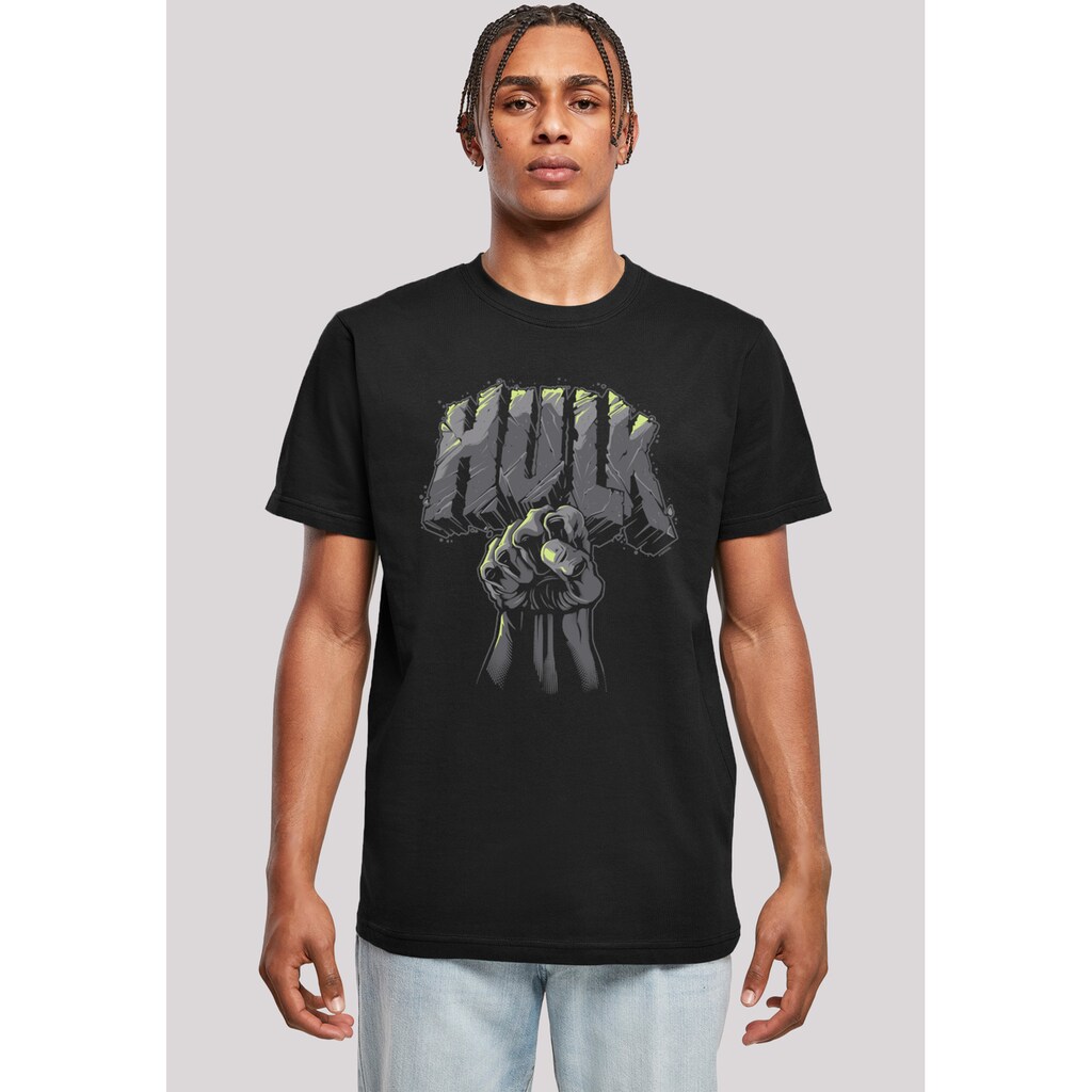 F4NT4STIC T-Shirt »Marvel Superhelden Hulk Punch Logo«