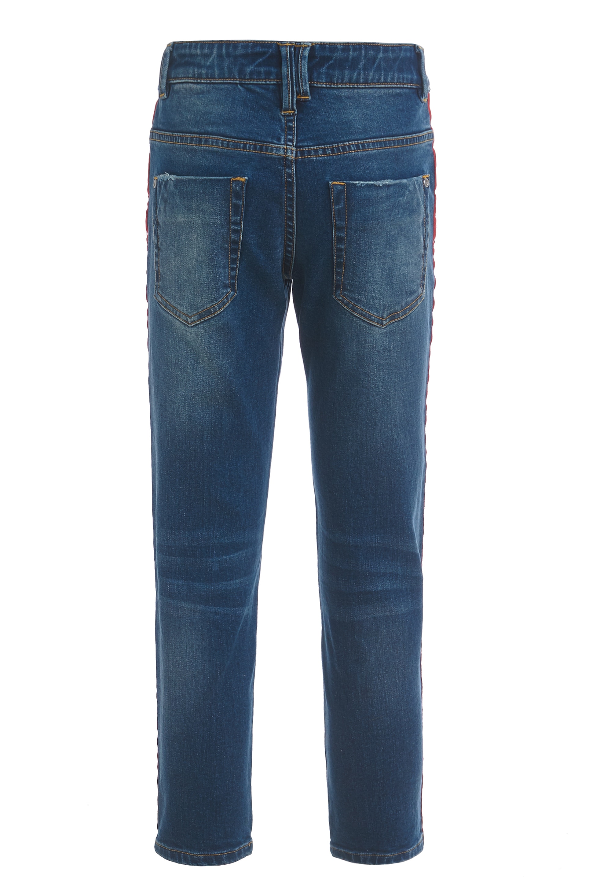 Gulliver Bequeme Jeans »Casual Denim kaufen Seitenstreifen Hose«, kontrast online | BAUR mit