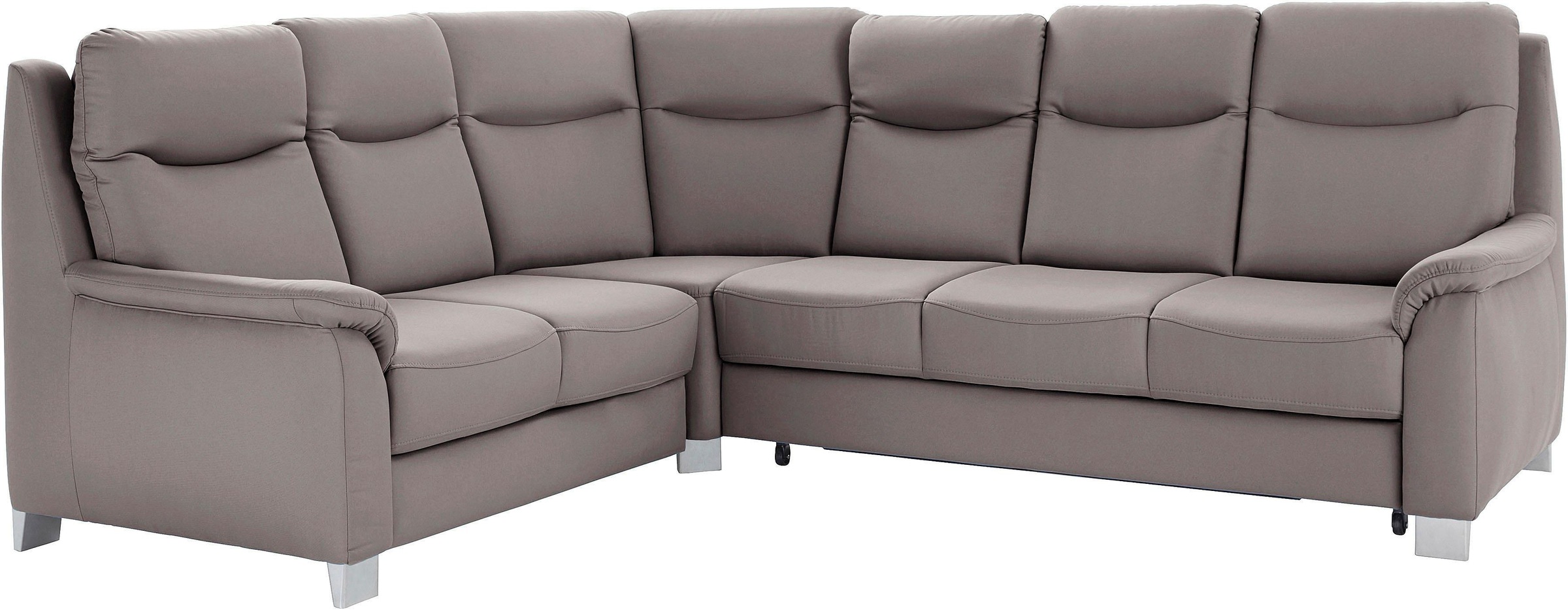 sit&more Ecksofa »Boccaccio L-Form«, mit Federkern und Kopfteilverstellung, wahlweise mit Bettfunktion
