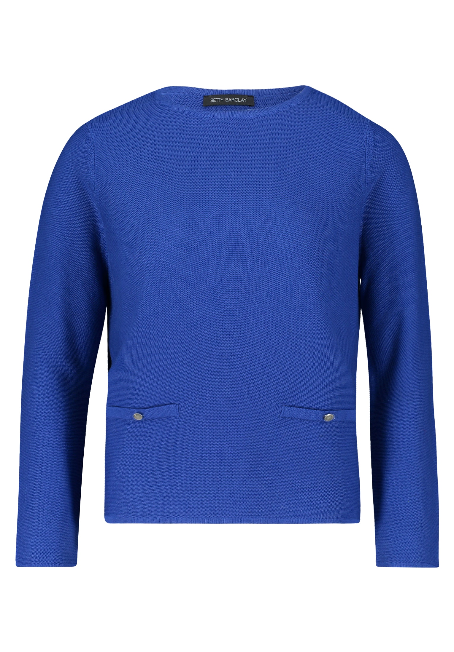 Betty Barclay Strickpullover »Betty Barclay Damen Feinstrickpullover mit aufgesetzten Taschen«, (1 tlg.)