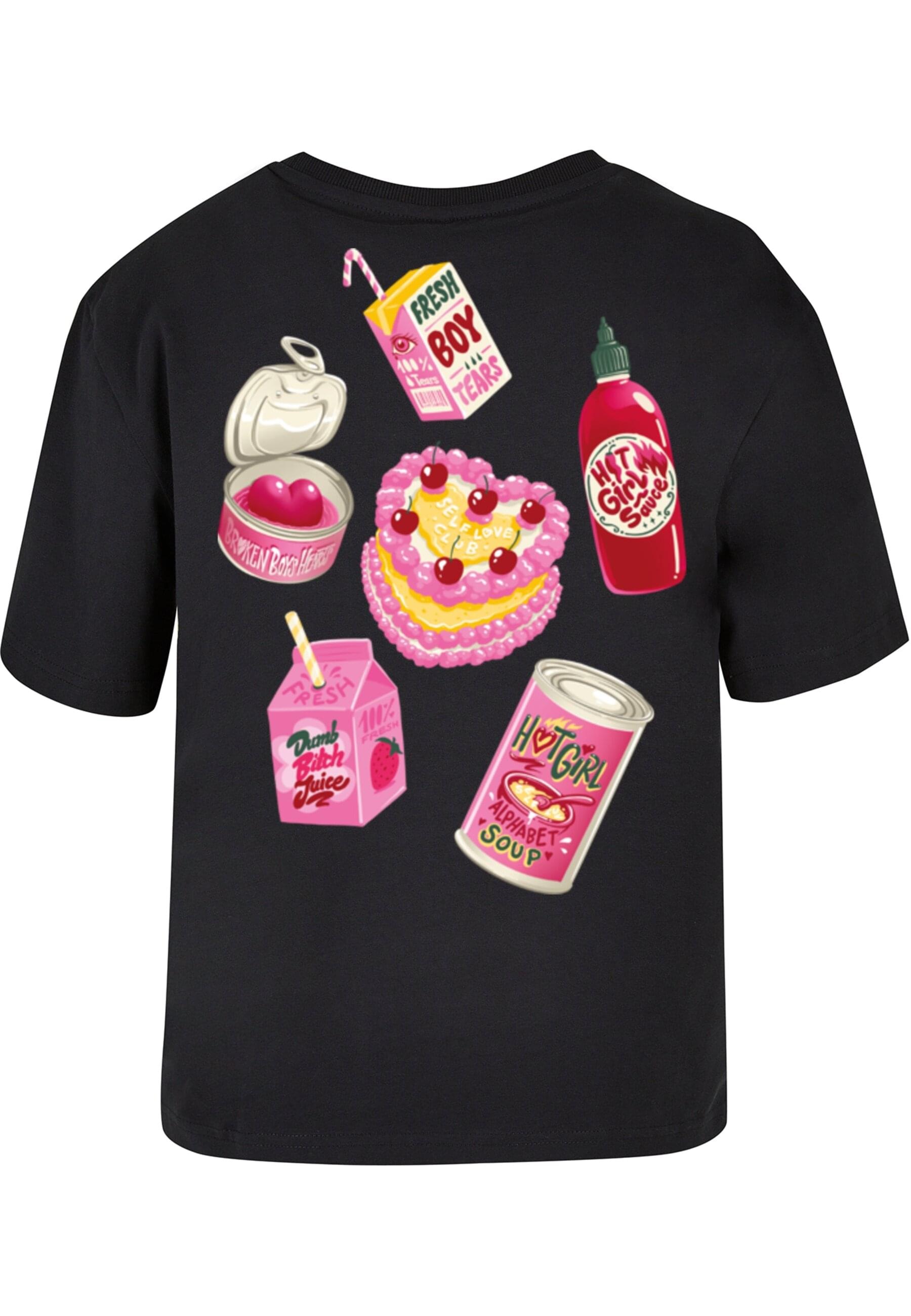 Miss Tee T-Shirt »Miss Tee Damen Hot Girl Dinner Tee«, (1 tlg.)