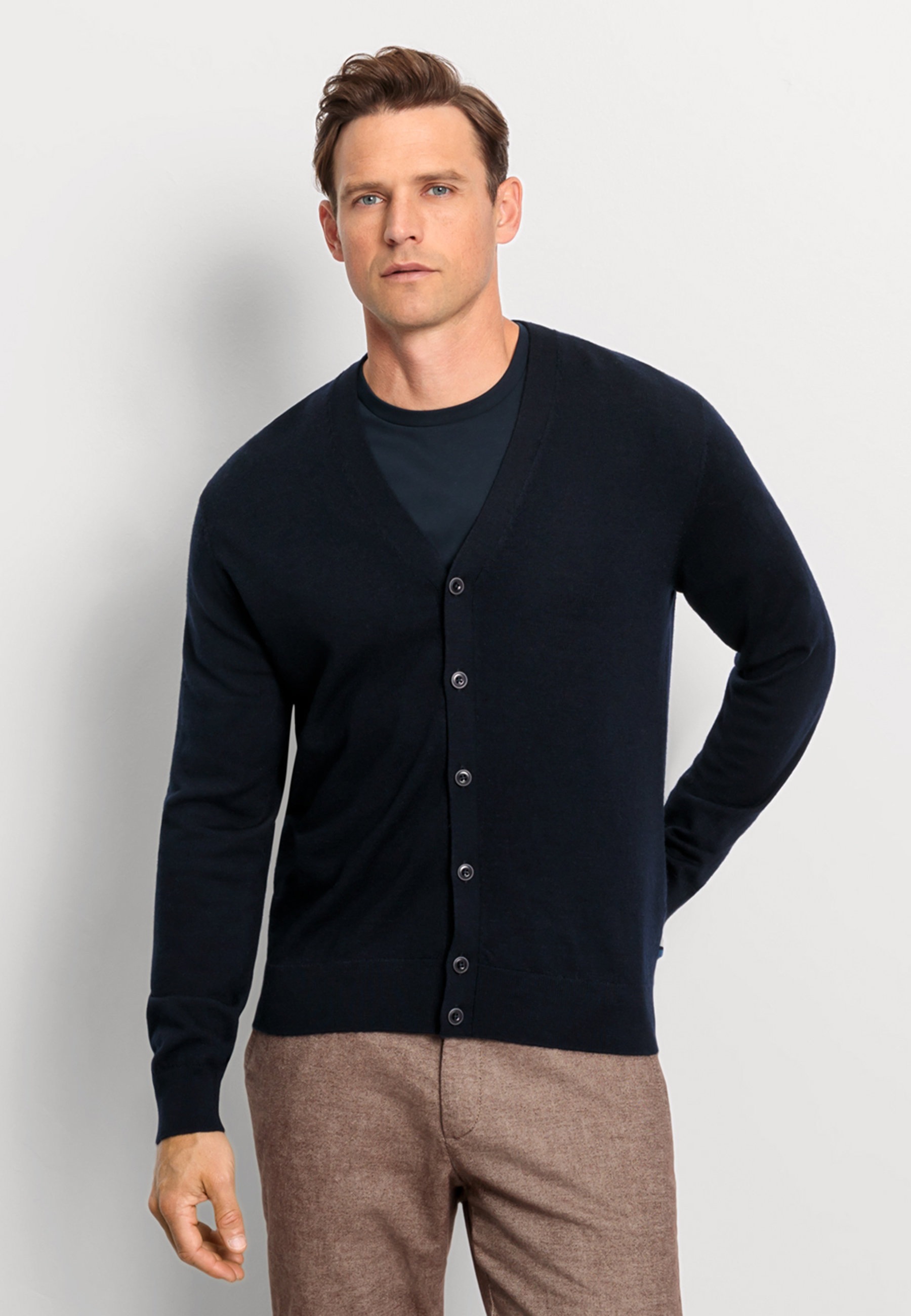Olymp Sweatjacke "Olymp Casual Strick"