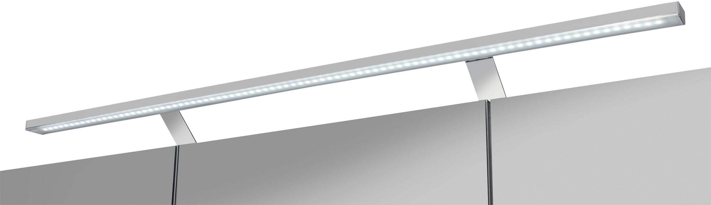 Black Friday welltime Spiegelschrank »Torino«, Breite 100 cm, 3-türig, LED- Beleuchtung, Schalter-/Steckdosenbox | BAUR