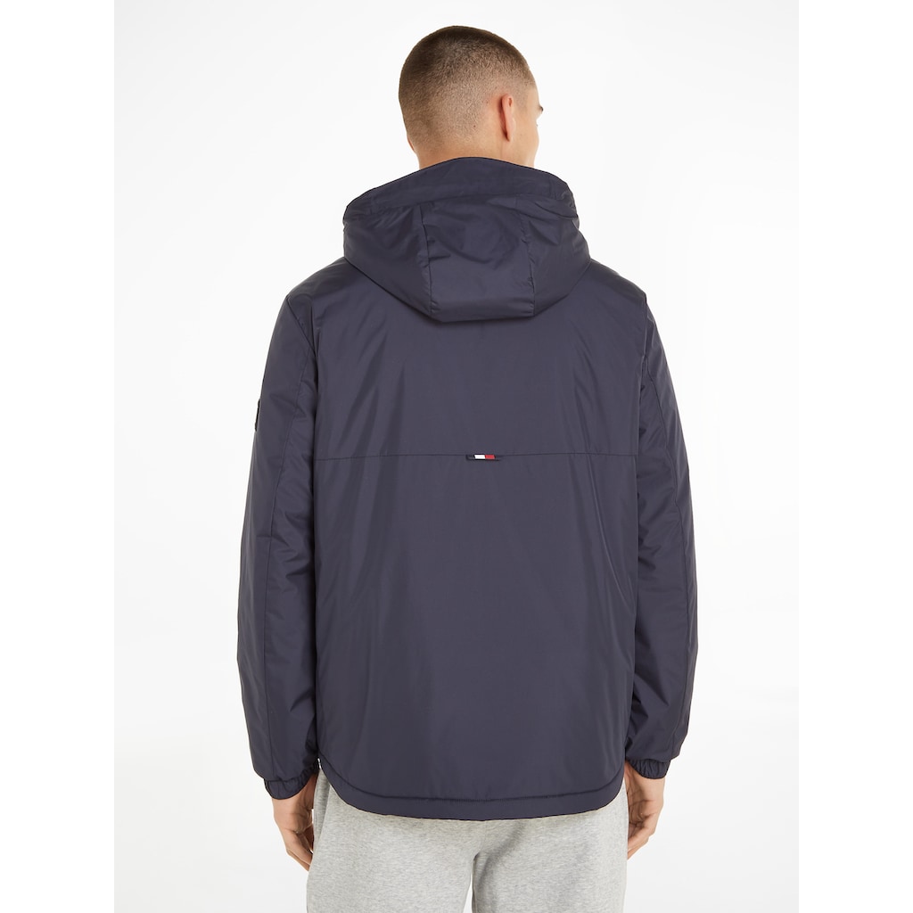 Tommy Hilfiger Outdoorjacke »PORTLAND HOODED JACKET«, mit Kapuze, mit wasserabweisendem Reißverschluss