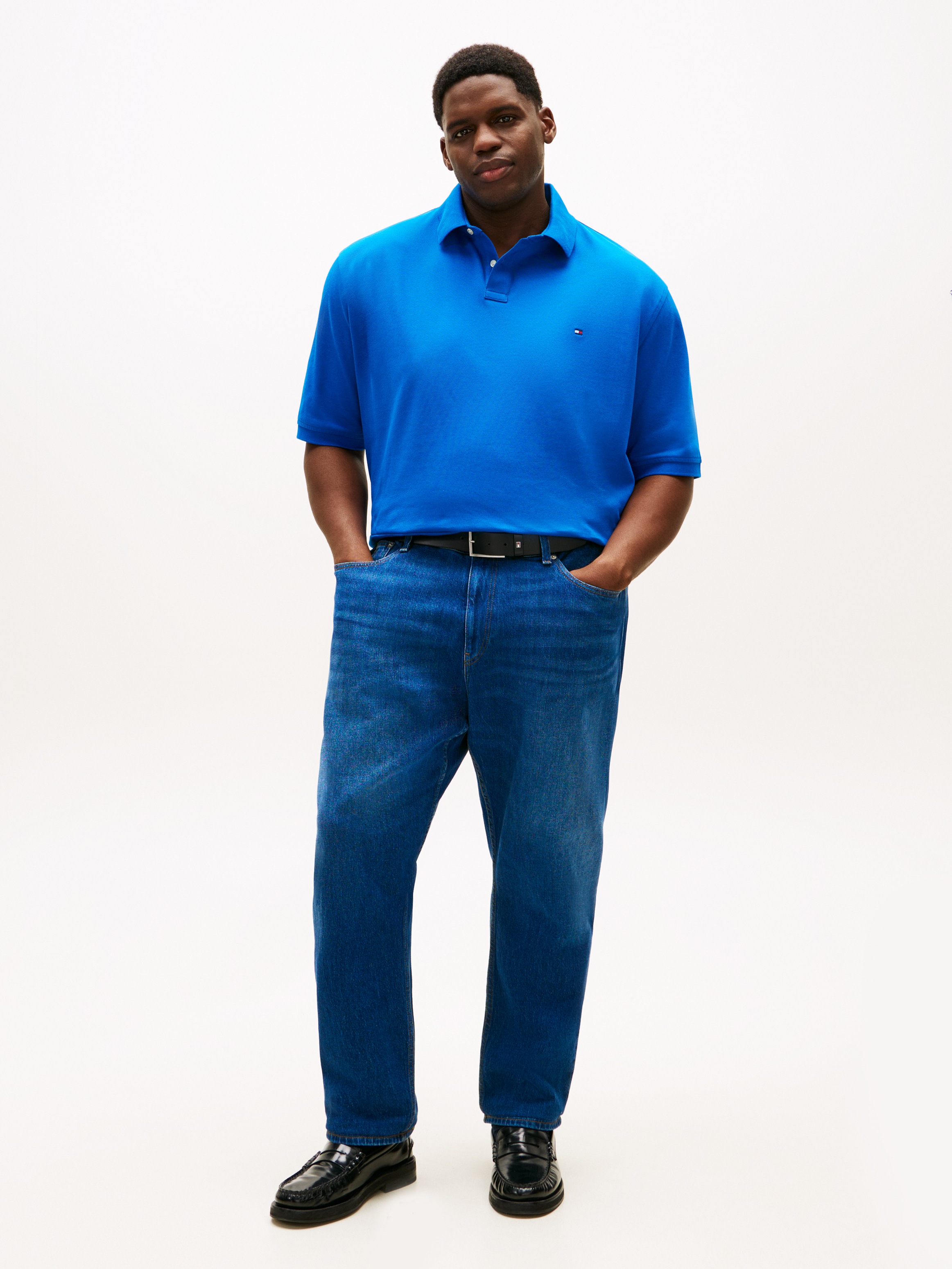 Thumbnail - Tommy Hilfiger Big & Tall Poloshirt "Plus 1985"