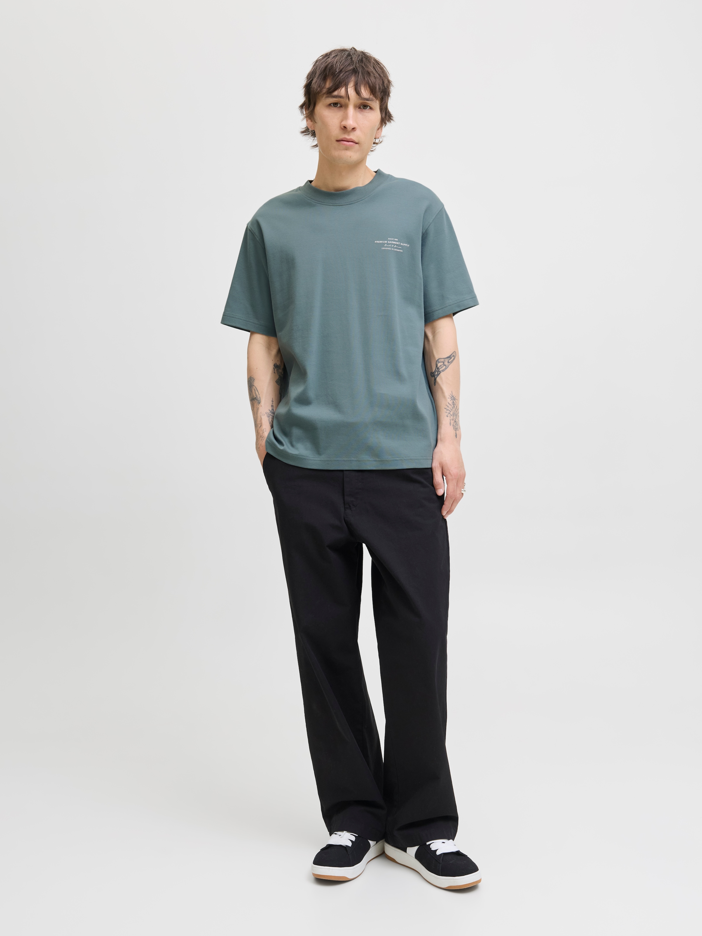 Jack & Jones Rundhalsshirt »JPRBLACHAD BRANDING SS CREW NECK TEE SN«