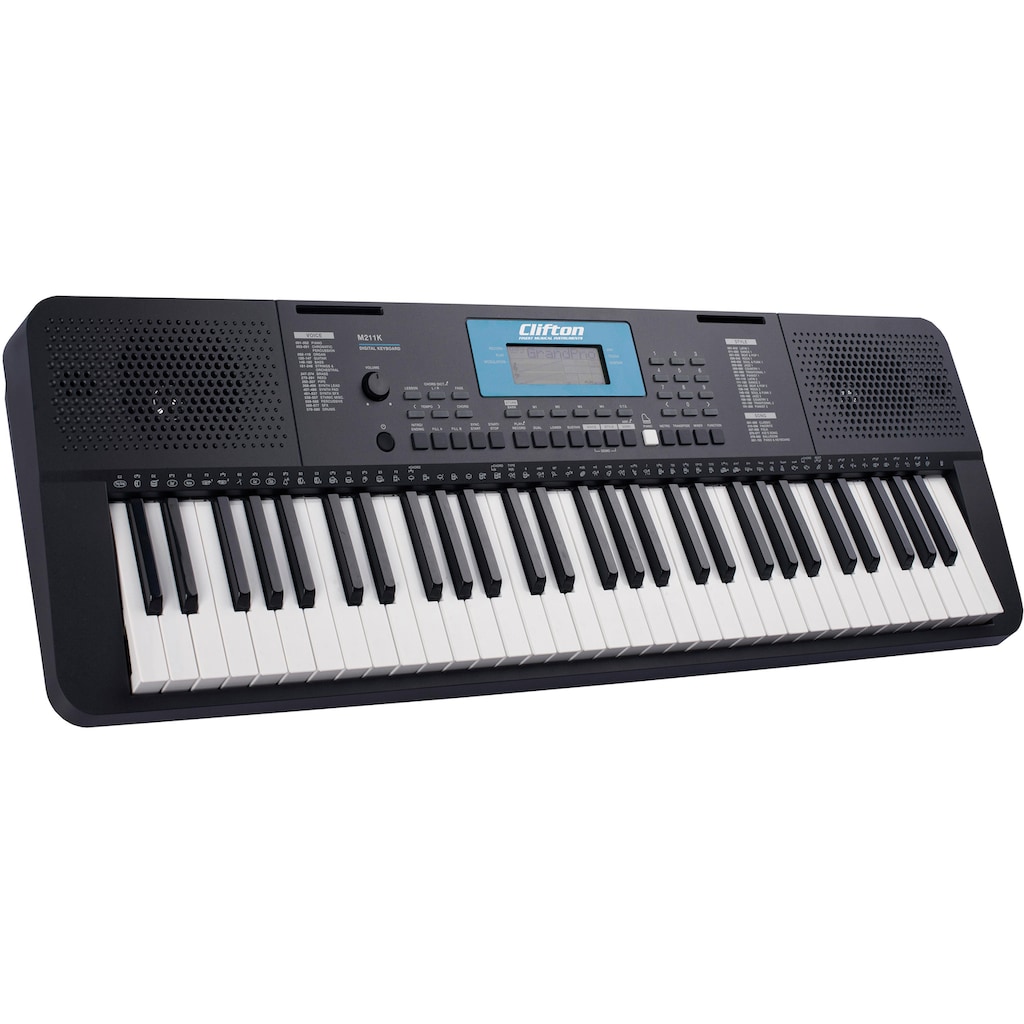 Clifton Home-Keyboard »M211«, mit 200 verschiedenen Schlagzeug Grooves