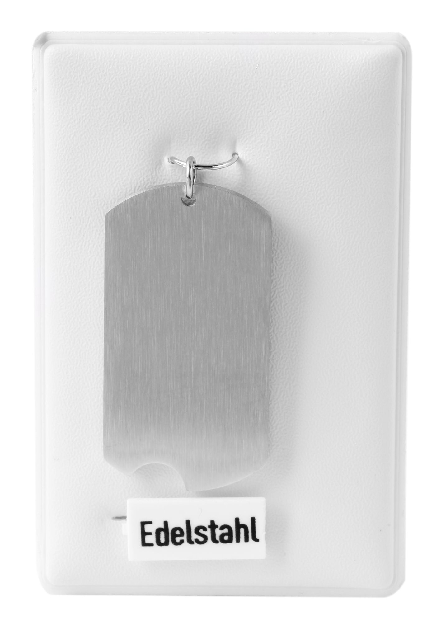 AKZENT Dog Tag Anhänger »Malio, silberfarbig, langlebig«