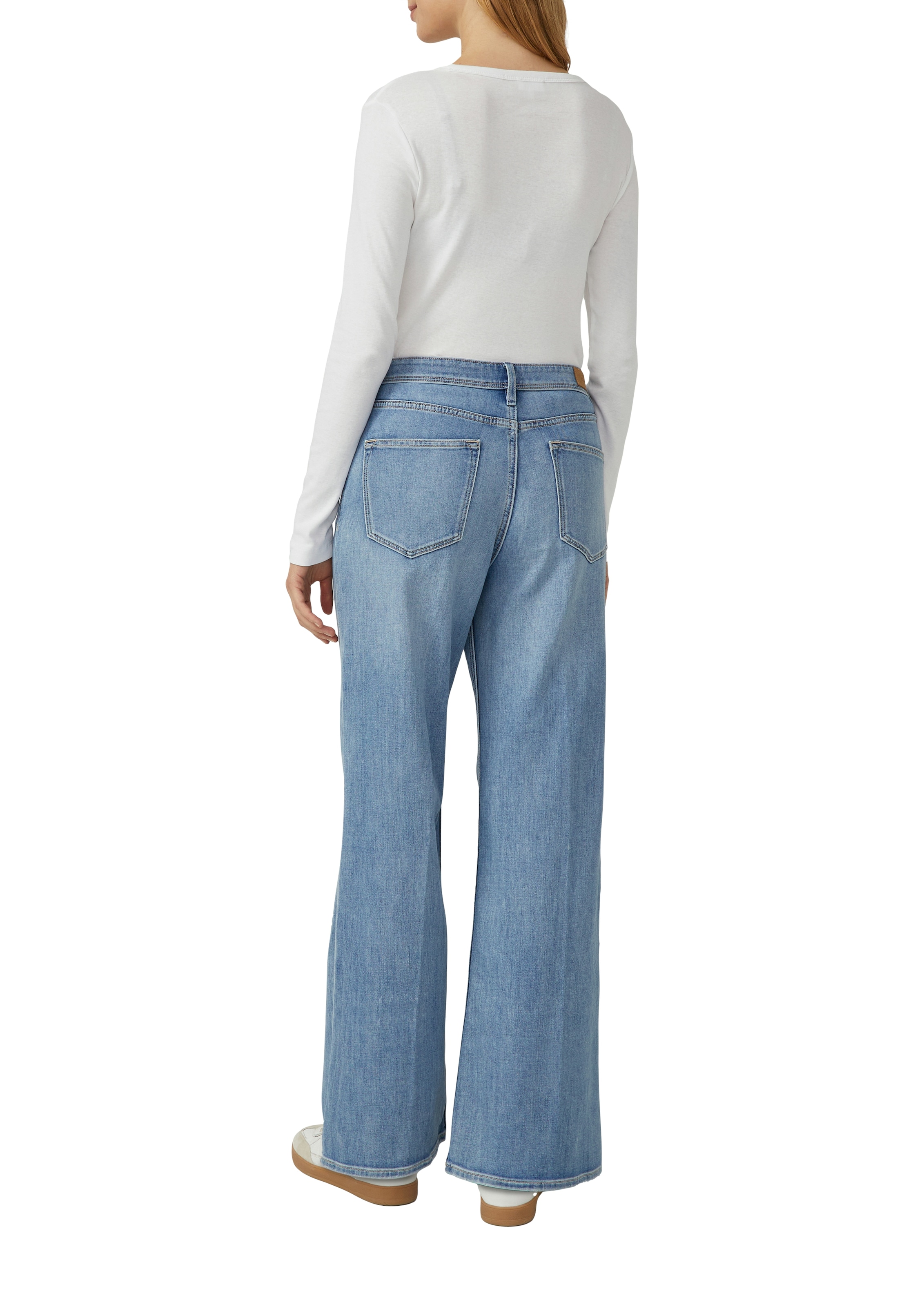 s.Oliver Langarmshirt 2 Stk. mit Rundhalsausschnitt, 2er Pack