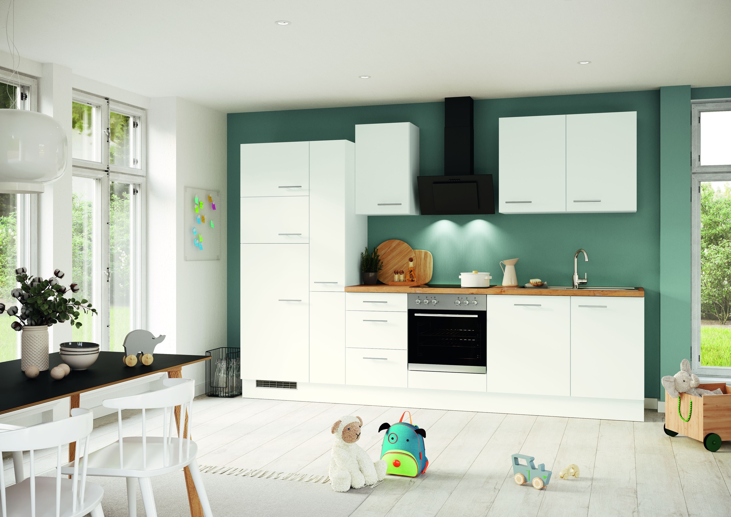 IMPULS KÜCHEN Waschmaschinenumbauschrank ""Valencia", Breite/Höhe: 64/206,2 günstig online kaufen