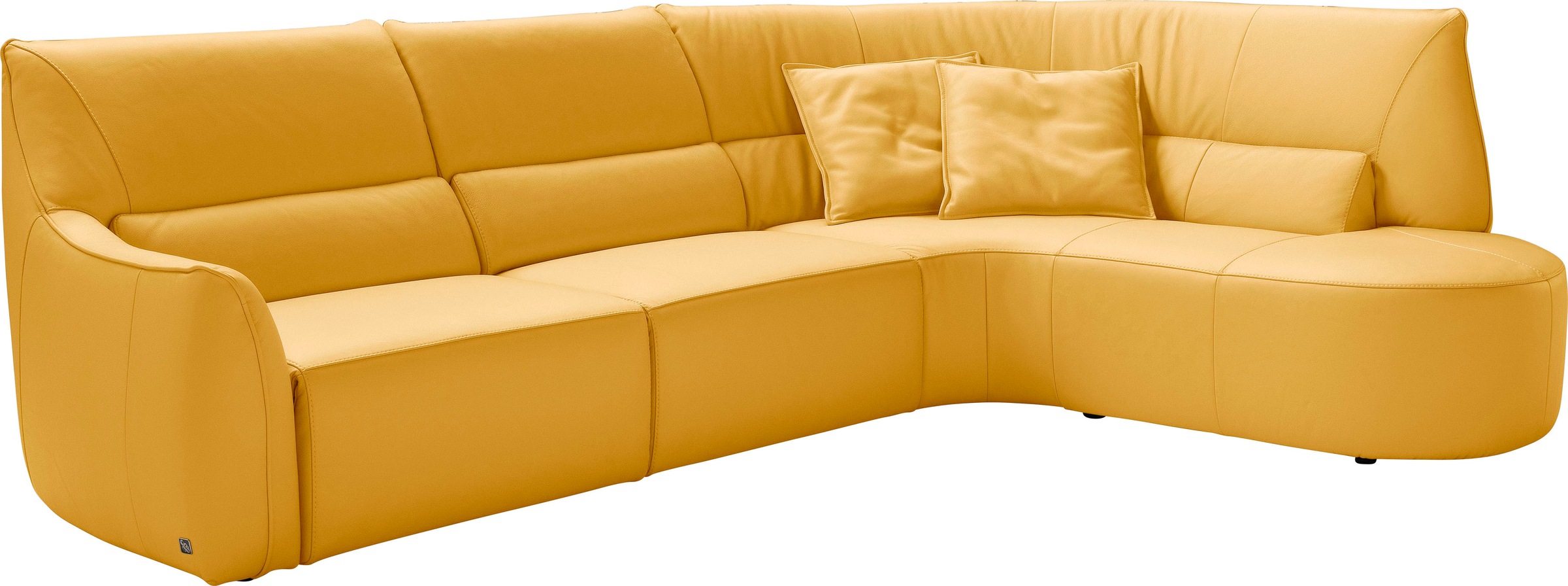 Egoitaliano Ecksofa "Puffy, extravagant & edel, Retro Designsofa, hoher Sit günstig online kaufen