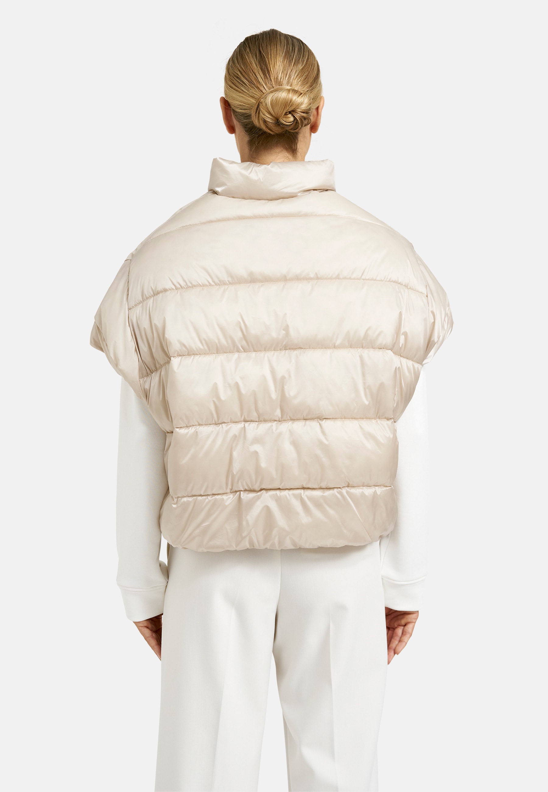 Milano Italy Steppweste mit kurzen Flügelärmel