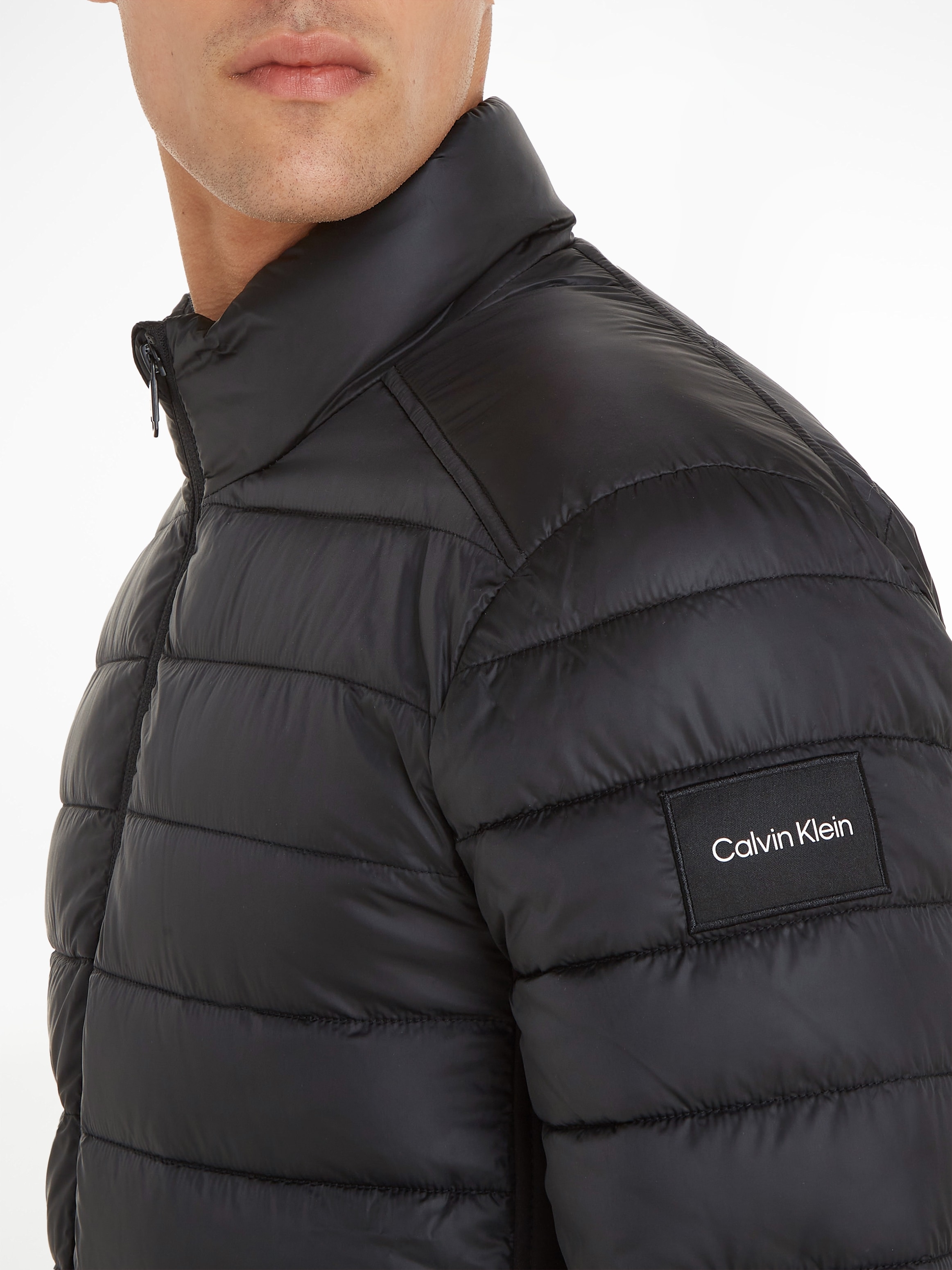 Calvin Klein Steppjacke »Side Logo«, ohne Kapuze, ohne Daune