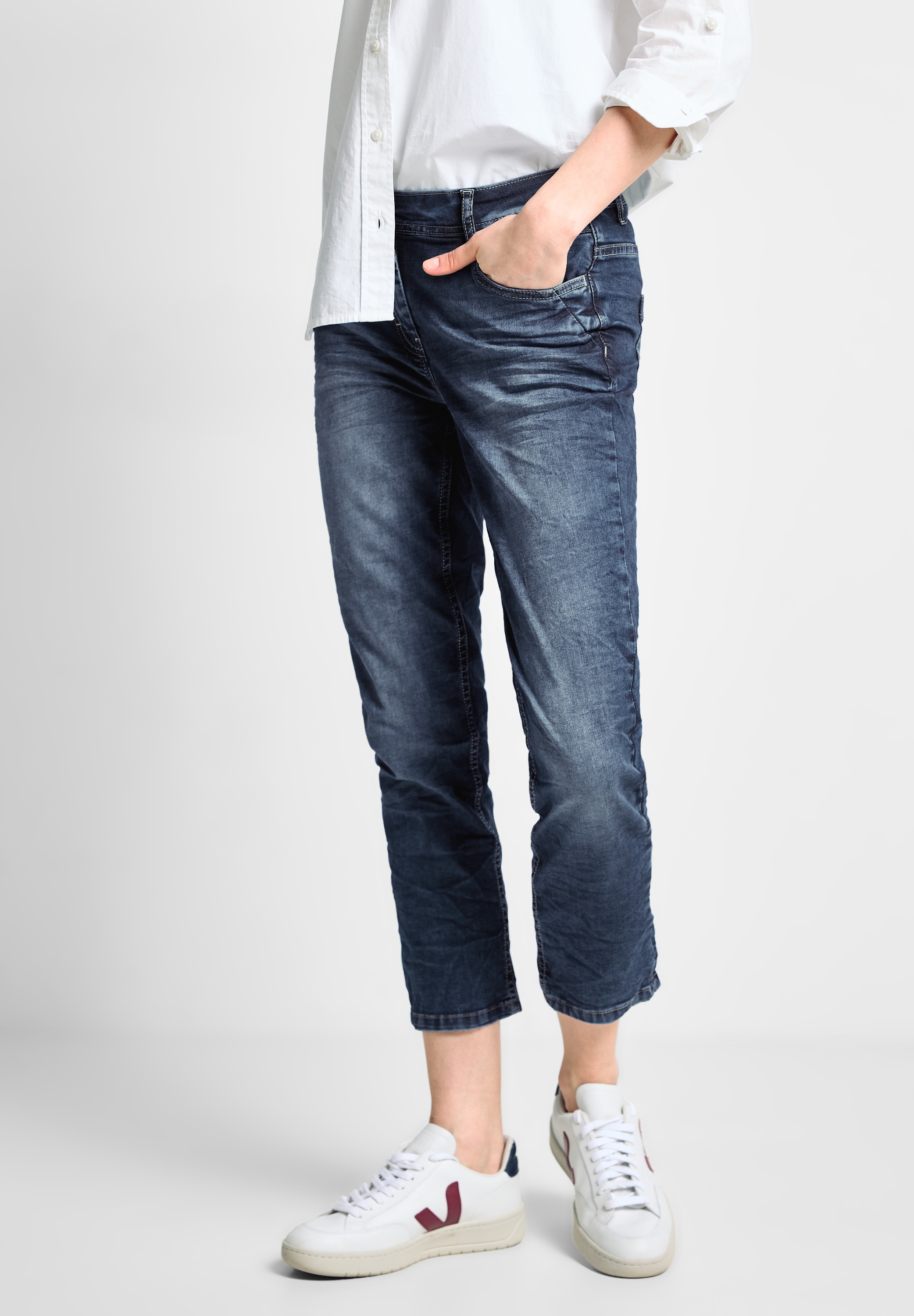 Cecil Gerade Jeans, Middle Waist