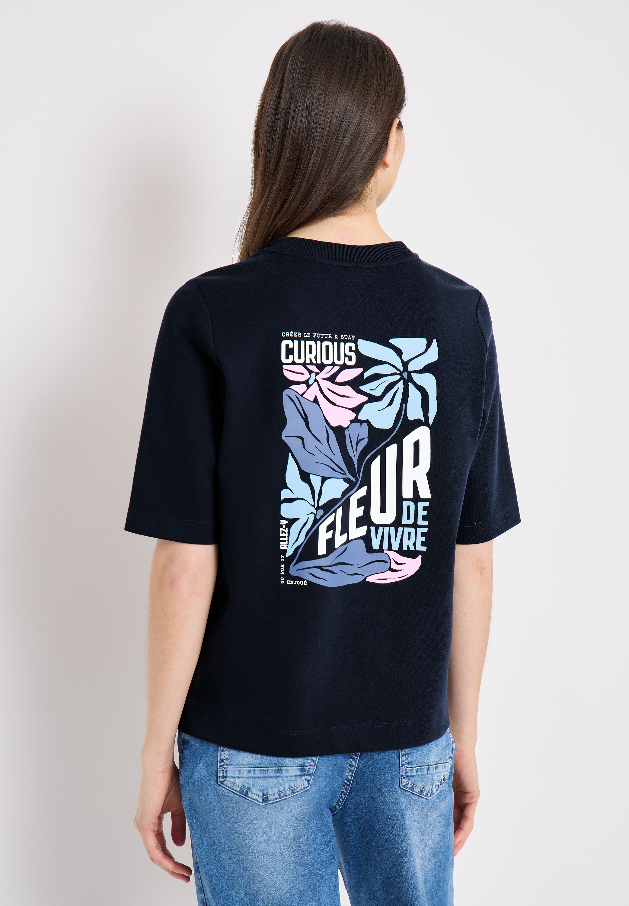 Cecil Sweatshirt , im soften Baumwoll-Mix
