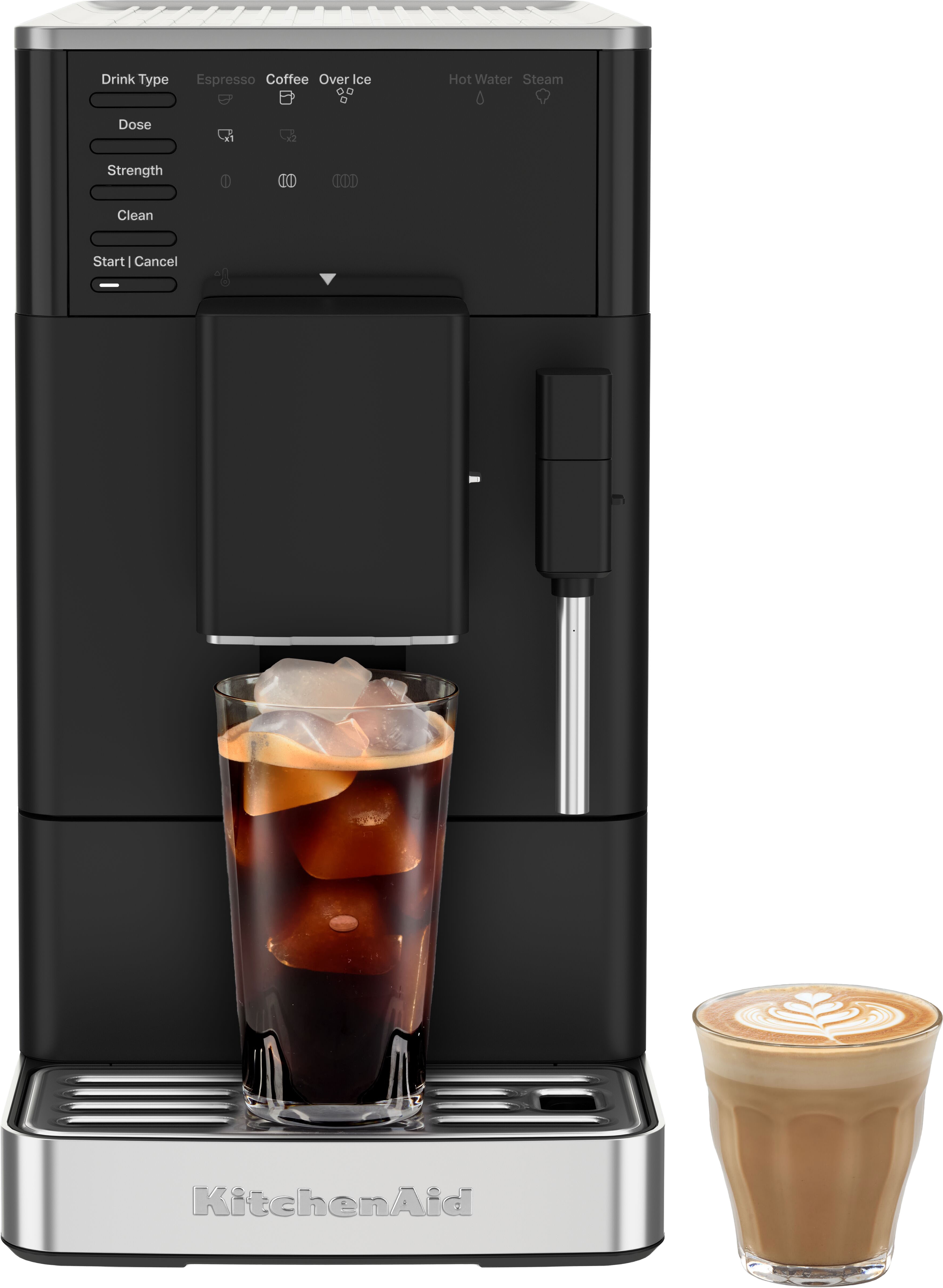KitchenAid Kaffeevollautomat "5KES8452EBM" IntelliGrind-Technologie: Automatische Mahlgrad-Einstellung