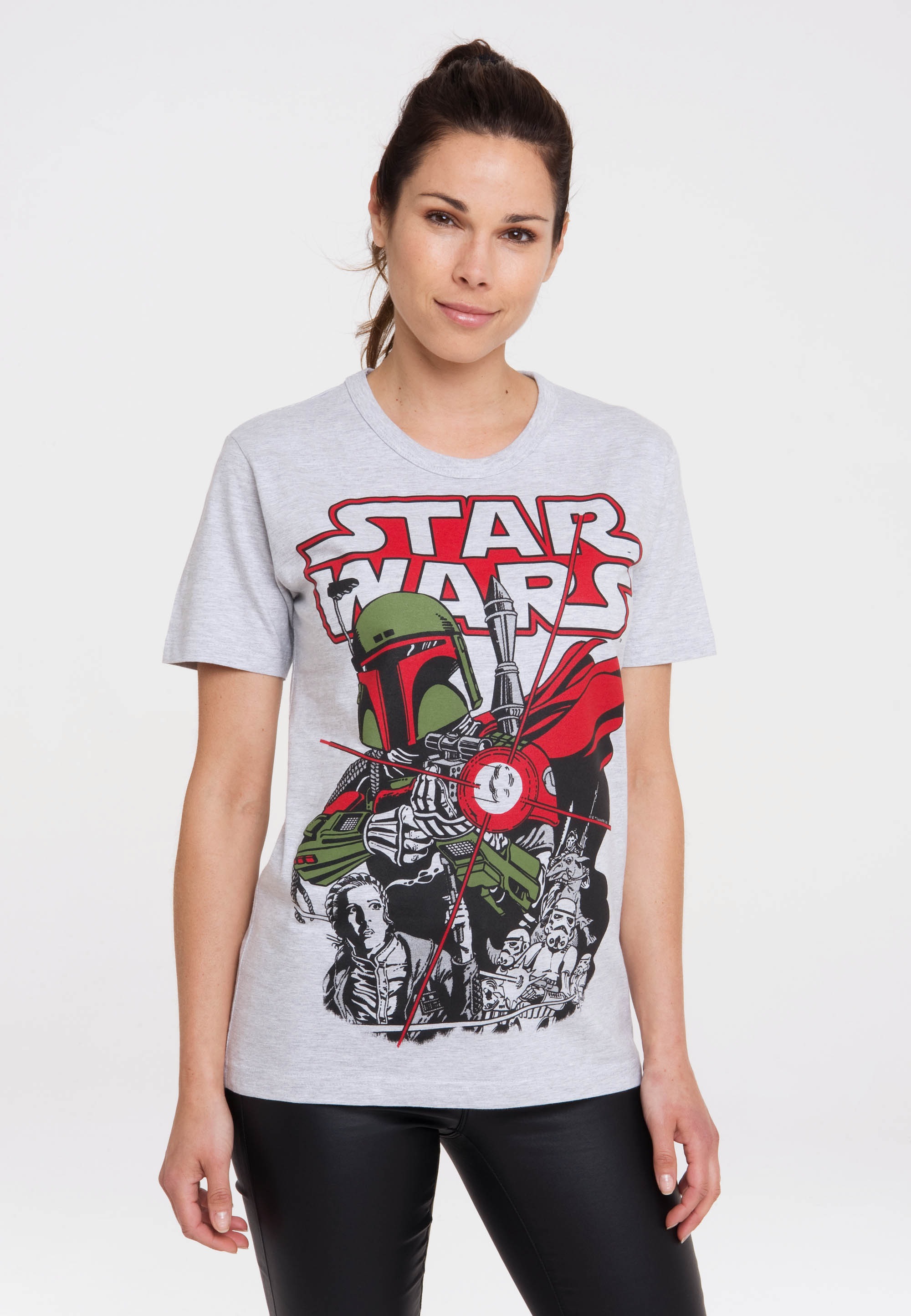 T-Shirt »Star Wars - Boba Fett«, mit lizenziertem Print