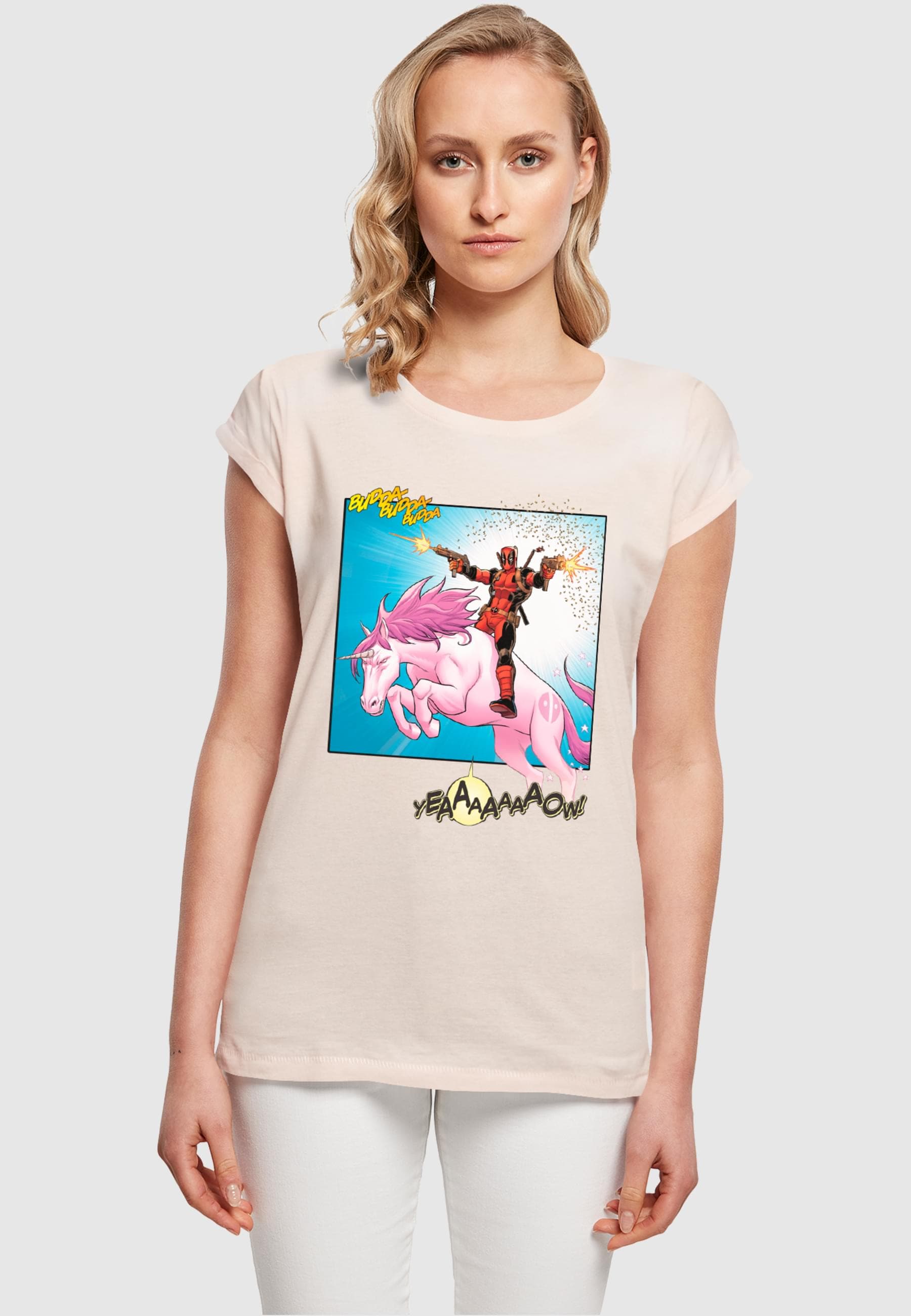 ABSOLUTE CULT T-Shirt "ABSOLUTE CULT Damen Ladies Deadpool - Unicorn Battle günstig online kaufen