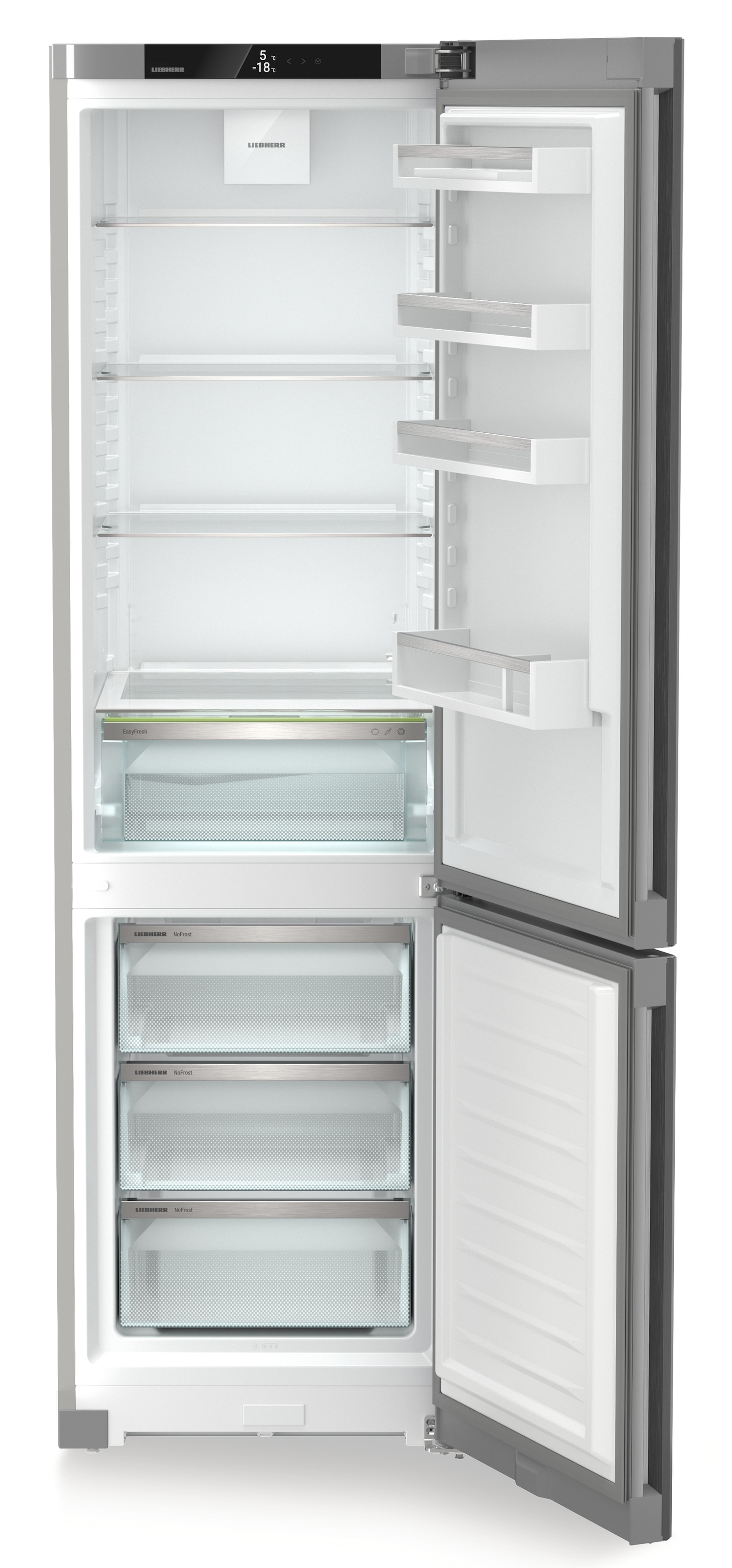 Liebherr Kühl-/Gefrierkombination Pure »KGNsf 57Va03_091706651« 201,5 cm hoch 59,7 cm breit