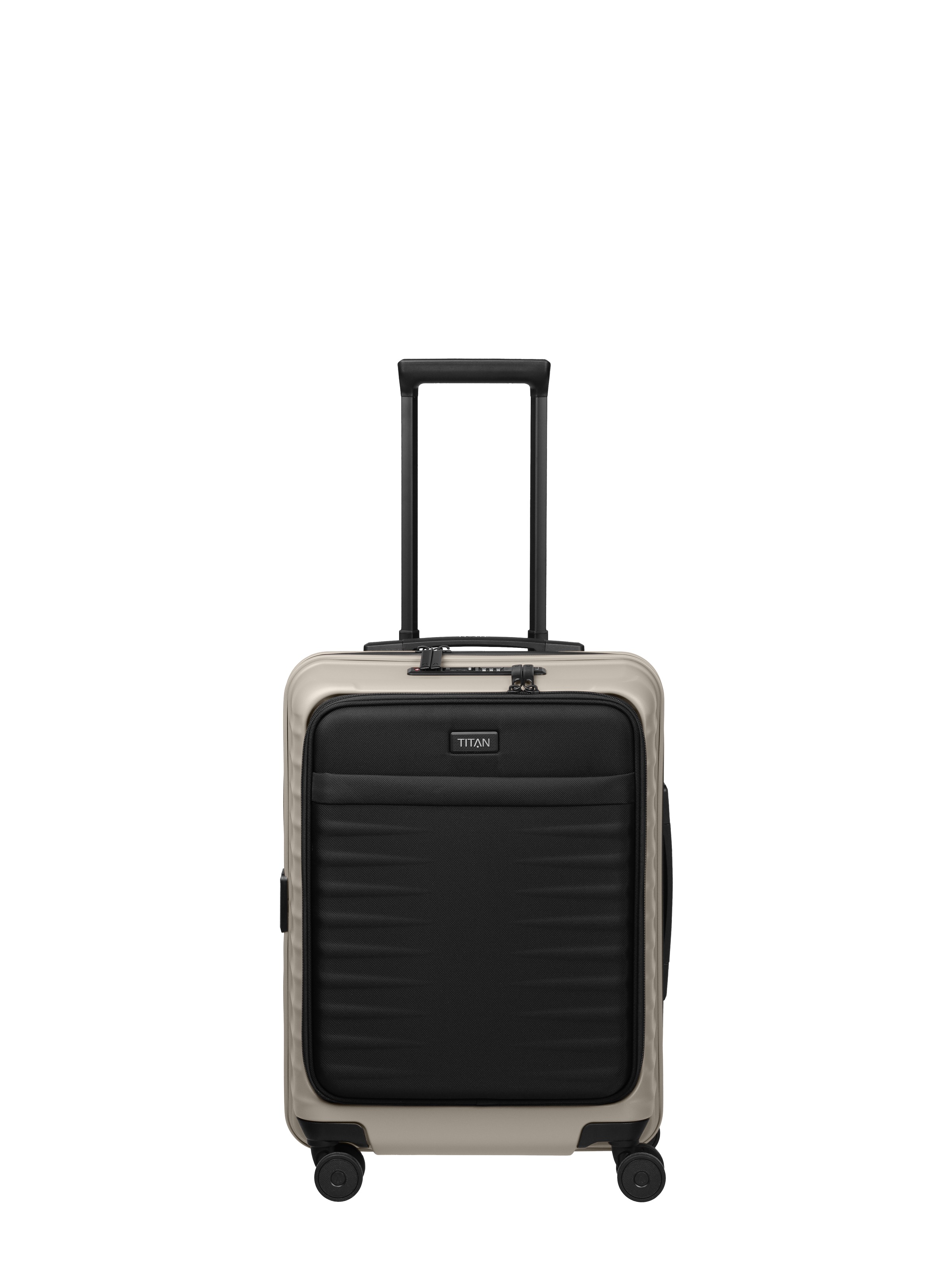 TITAN - Made in Germany Handgepäckkoffer »UPGRADE S23 Business Handgepäcktrolley« 42 l 4 Rollen Vortasche mit 17"-Laptopfach und flexiblem Packvolumen