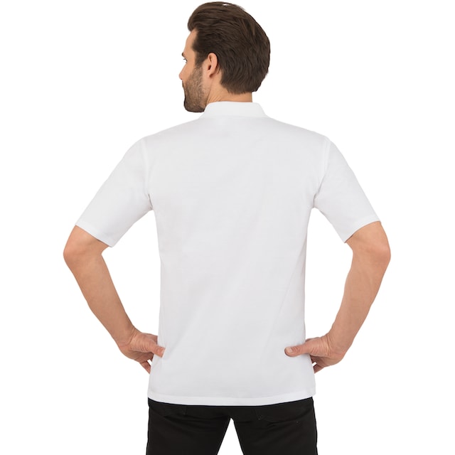 Trigema Poloshirt aus Single-Jersey Kragen mit Knopfleiste | BAUR