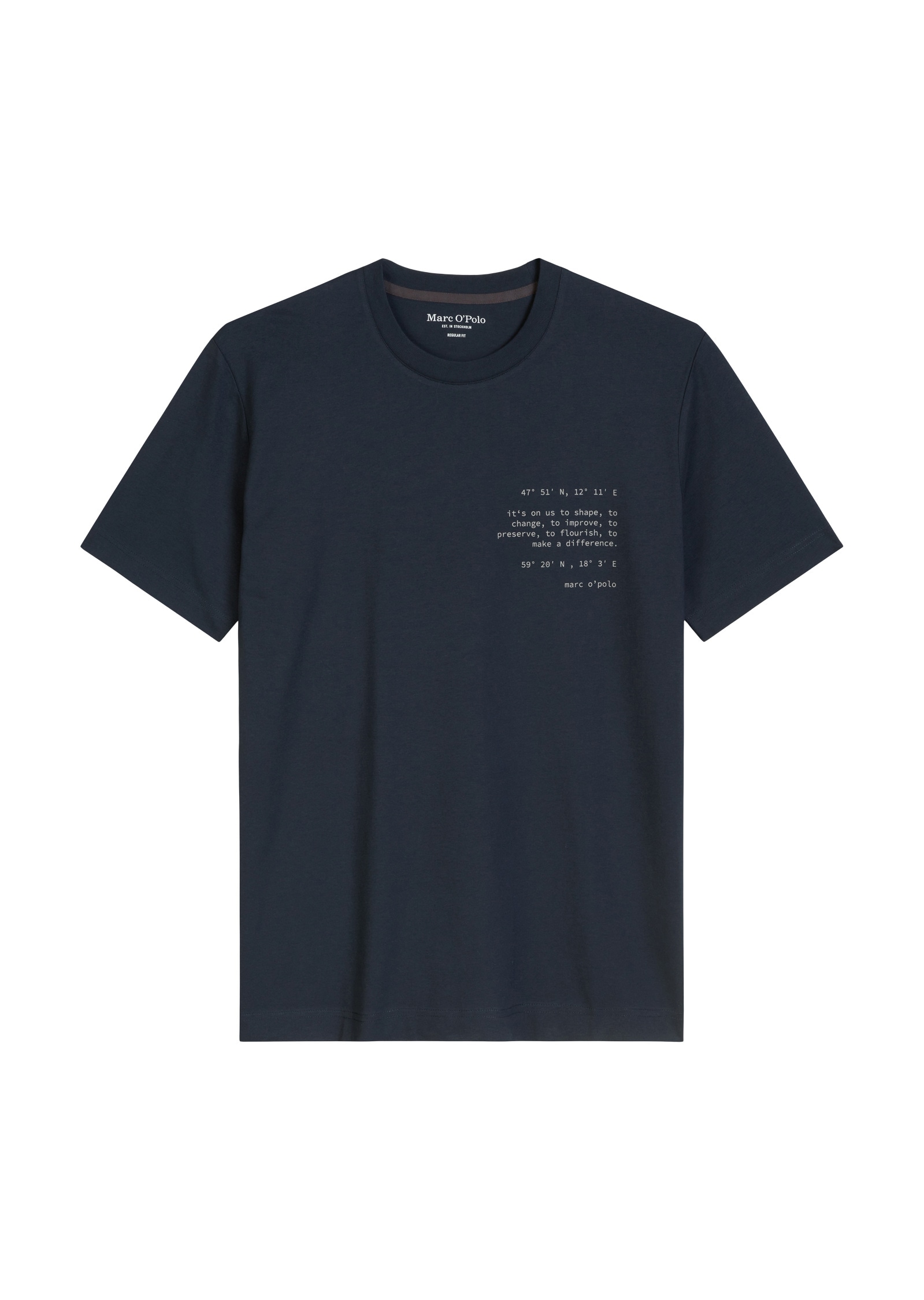 Marc O'Polo T-Shirt »aus reiner Bio-Baumwolle«