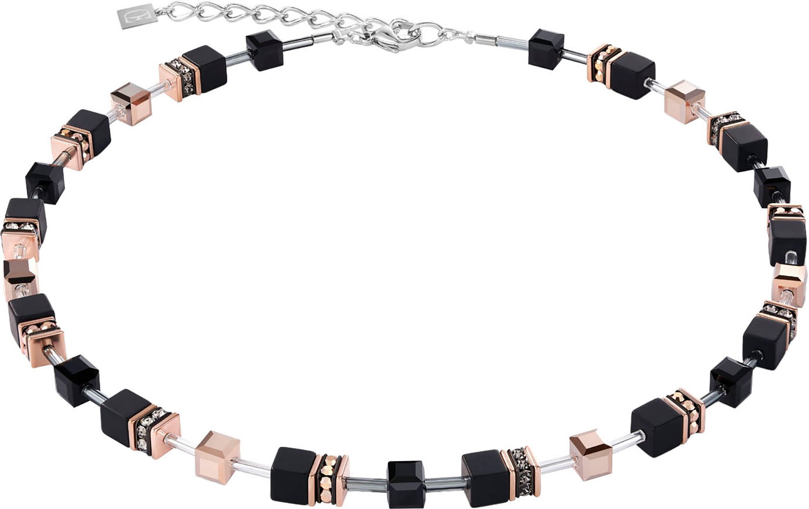 Collier »Schmuck Geschenk Edelstahl GeoCUBE®, 4018/10-1300«, Made in Germany - mit...