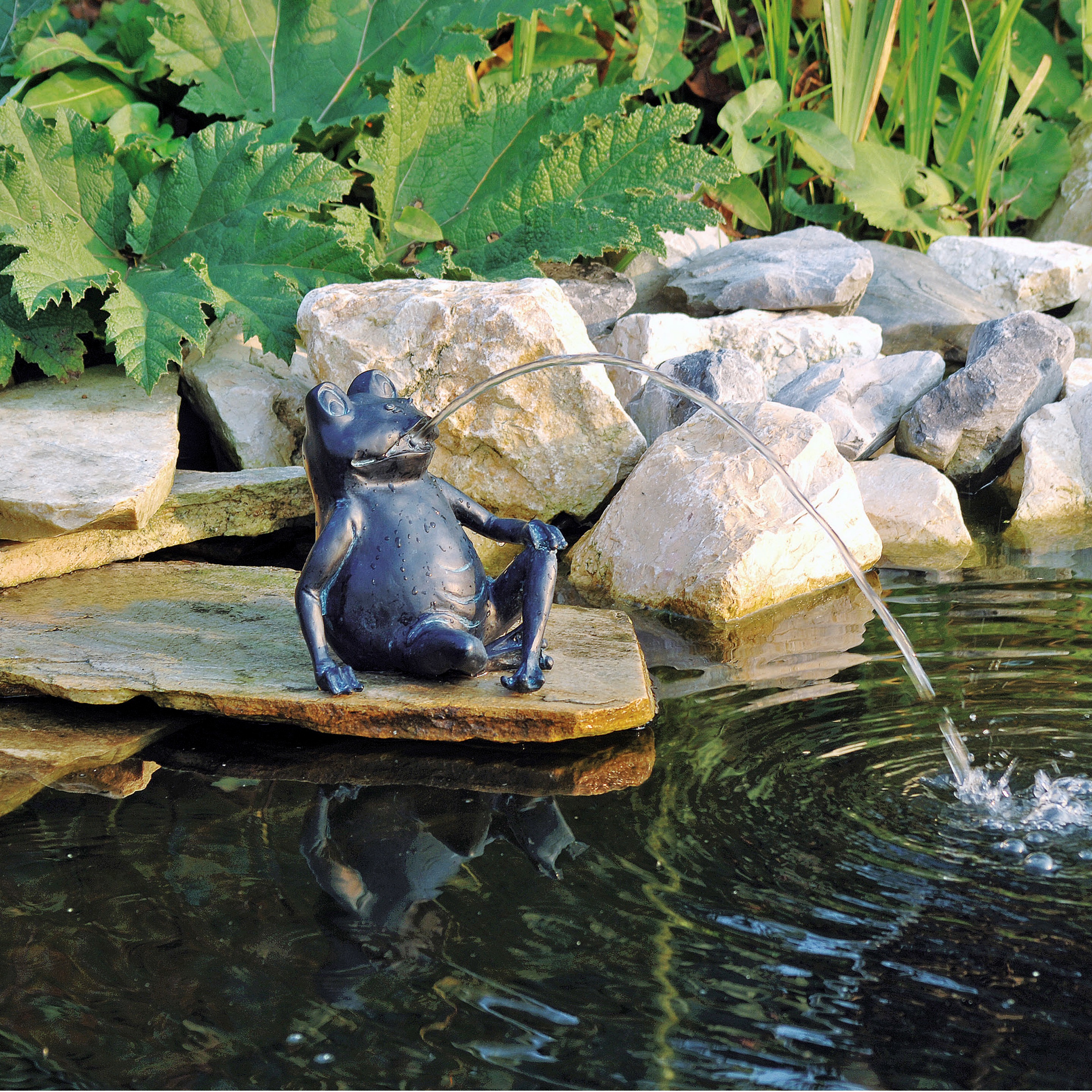 Ubbink Wasserspeier „Frosch“ natur