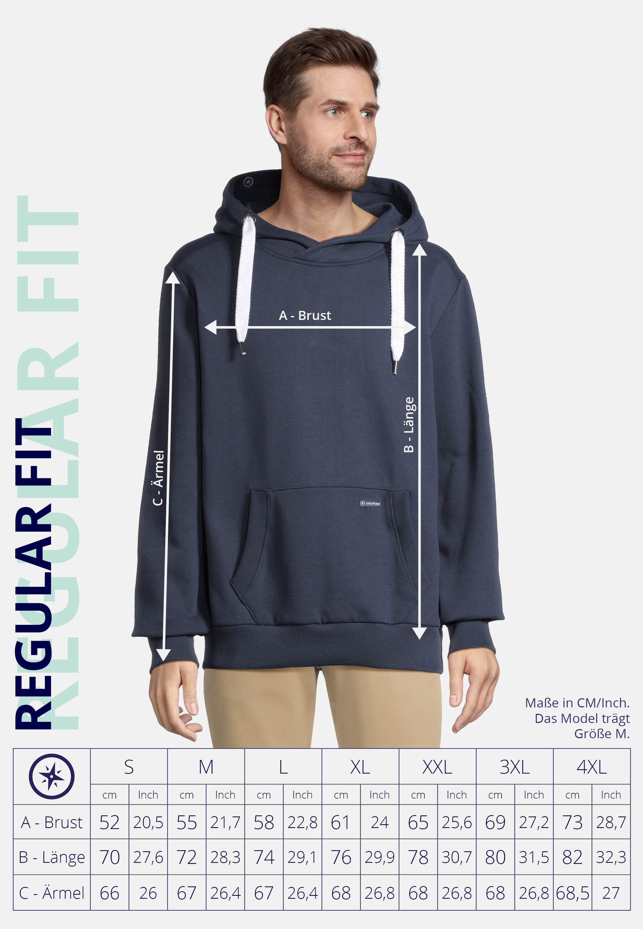 salzhaut Kapuzenpullover »Hoodie HEFF«