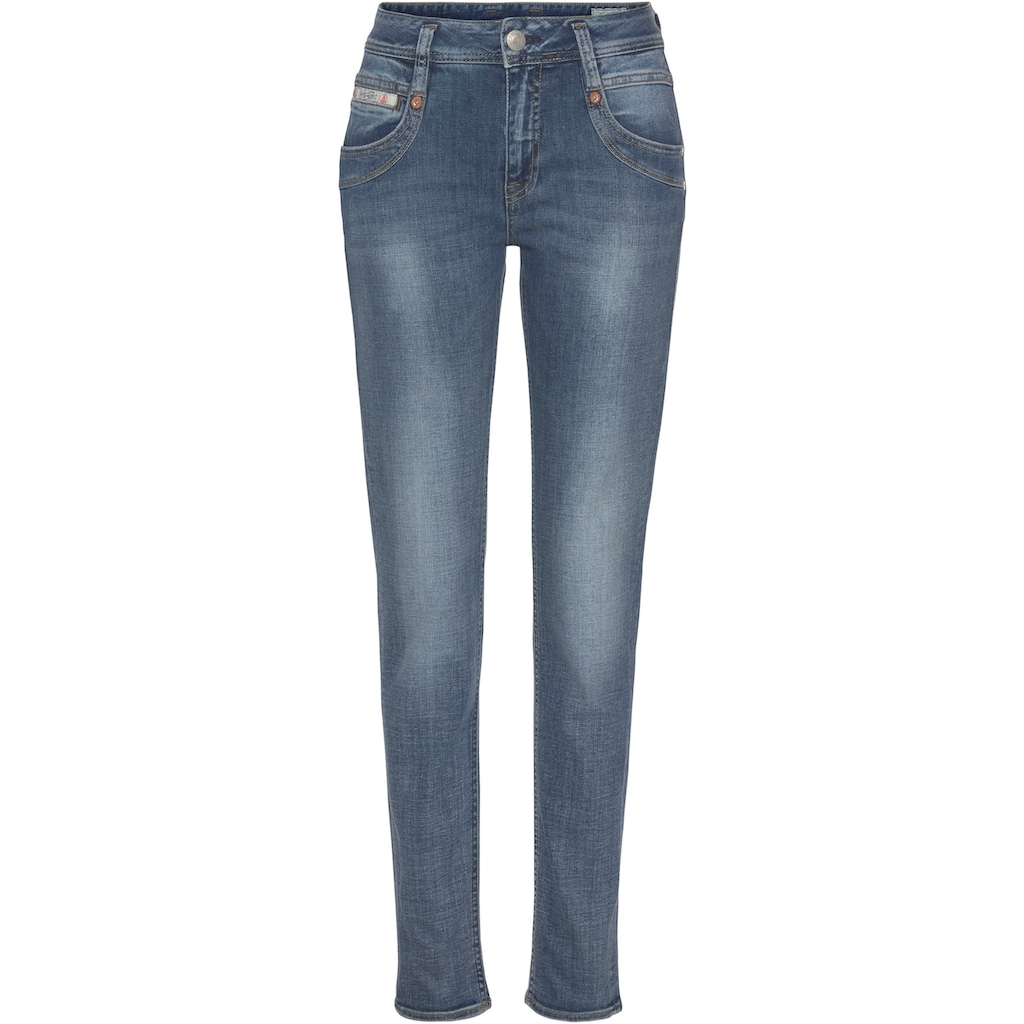 Herrlicher High-waist-Jeans »RADINA RECYCLED DENIM«, mit leichtem Push-Up-Effekt