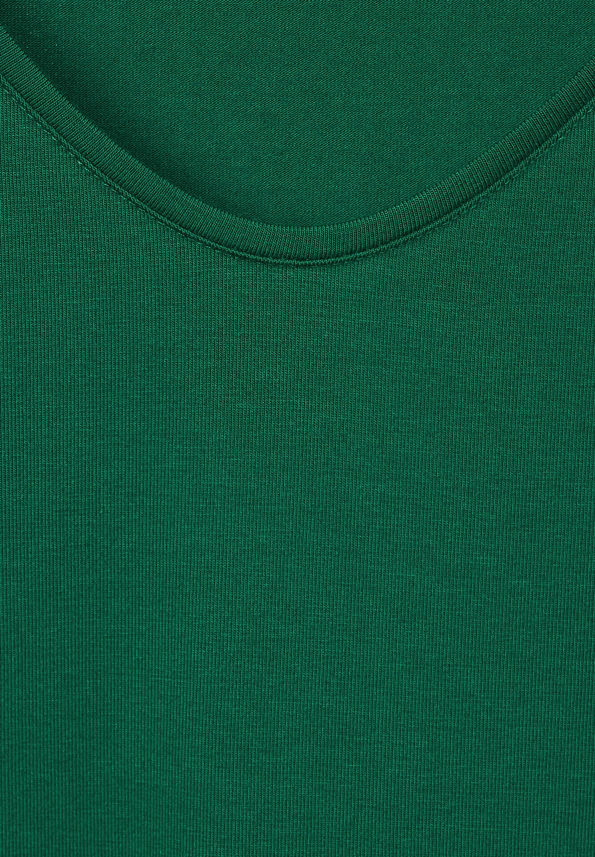 V-Ausschnitt ONE Langarmshirt, kaufen mit BAUR | abgerundetem STREET