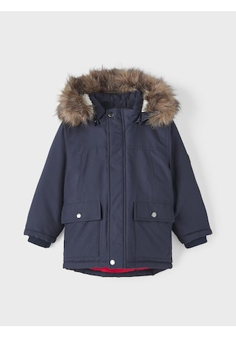 Parka »NMMMARLIN PARKA JACKET PB«, mit Kapuze